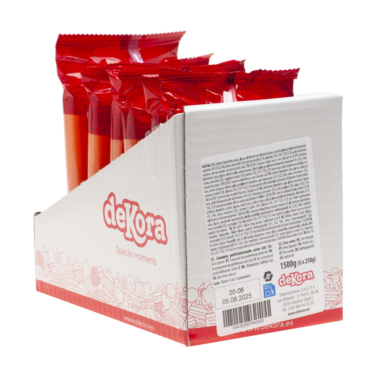 FONDANT ORANGE 250GR