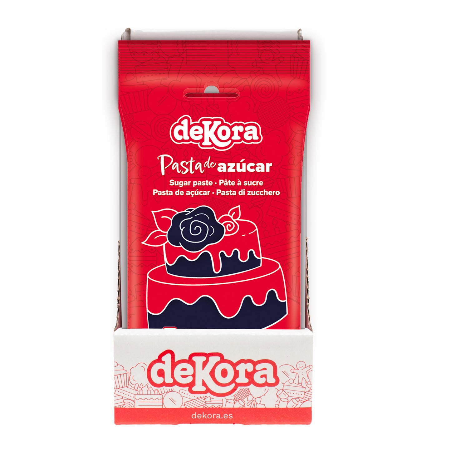 PÂTE À SUCRE/FONDANT BLEU MARINE 250 GR