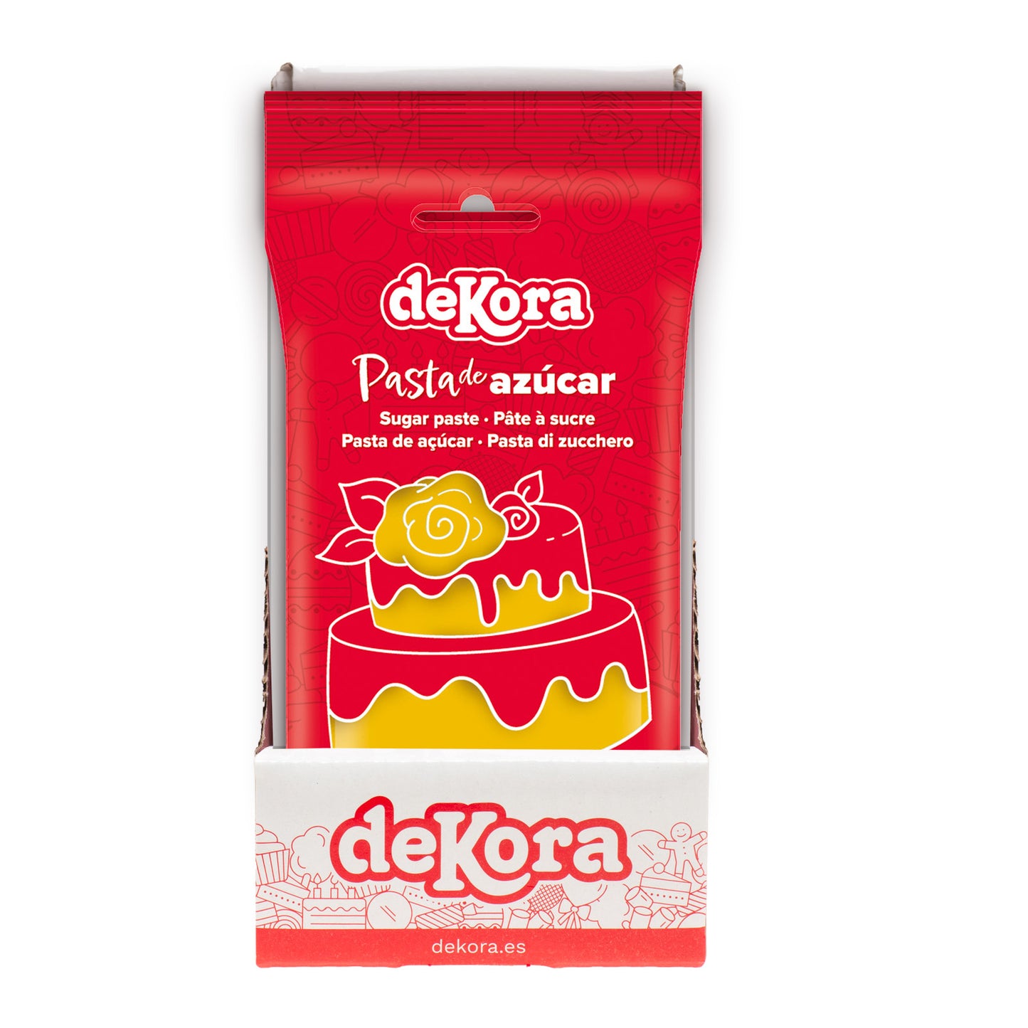 PÂTE À SUCRE/FONDANT JAUNE GOUTTES DE SOLEIL 250 GR