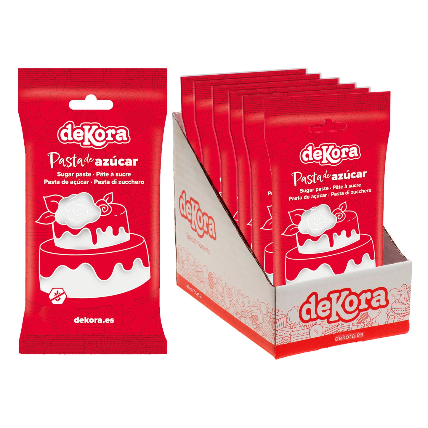 PÂTE DE SUCRE/FONDANT BLANCHE NEIGE 250 GR