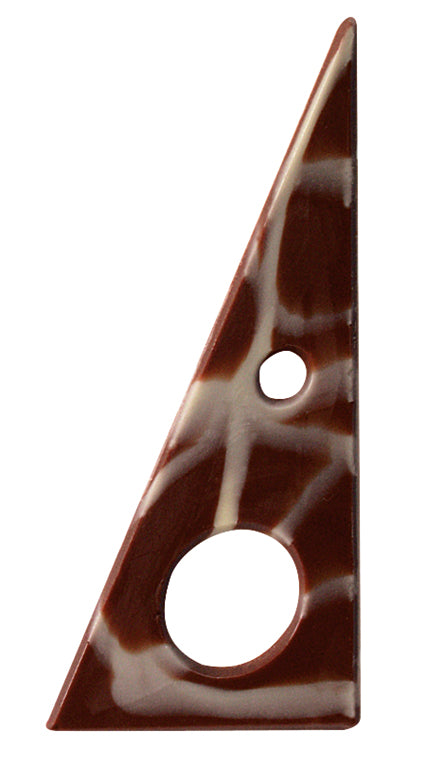 TRIANGLE CHOCOLAT NOIR MARBRÉ