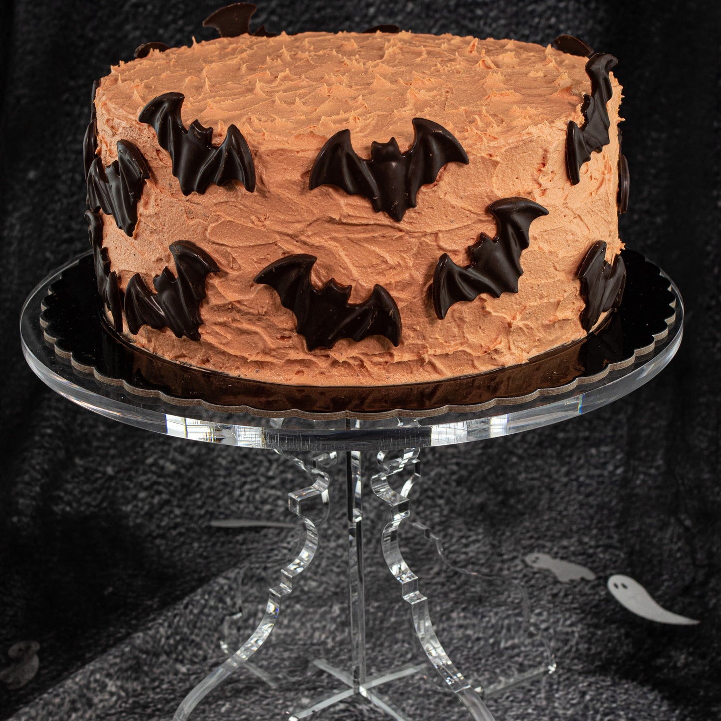 DECORACIÓN CHOCOLATE MURCIÉLAGO HALLOWEEN 55X33MM