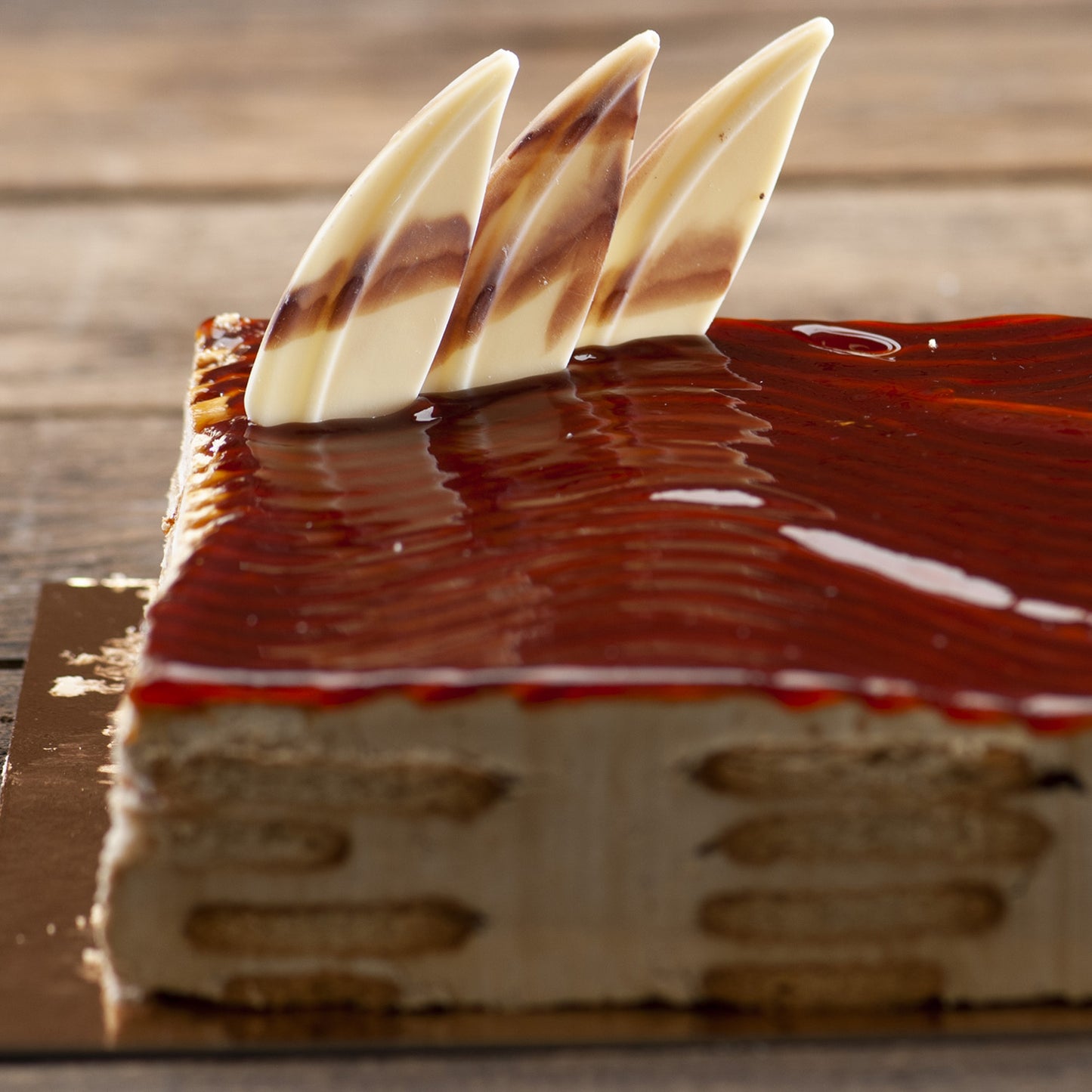 FEUILLE DE MARBRE CHOCOLAT 60X22MM