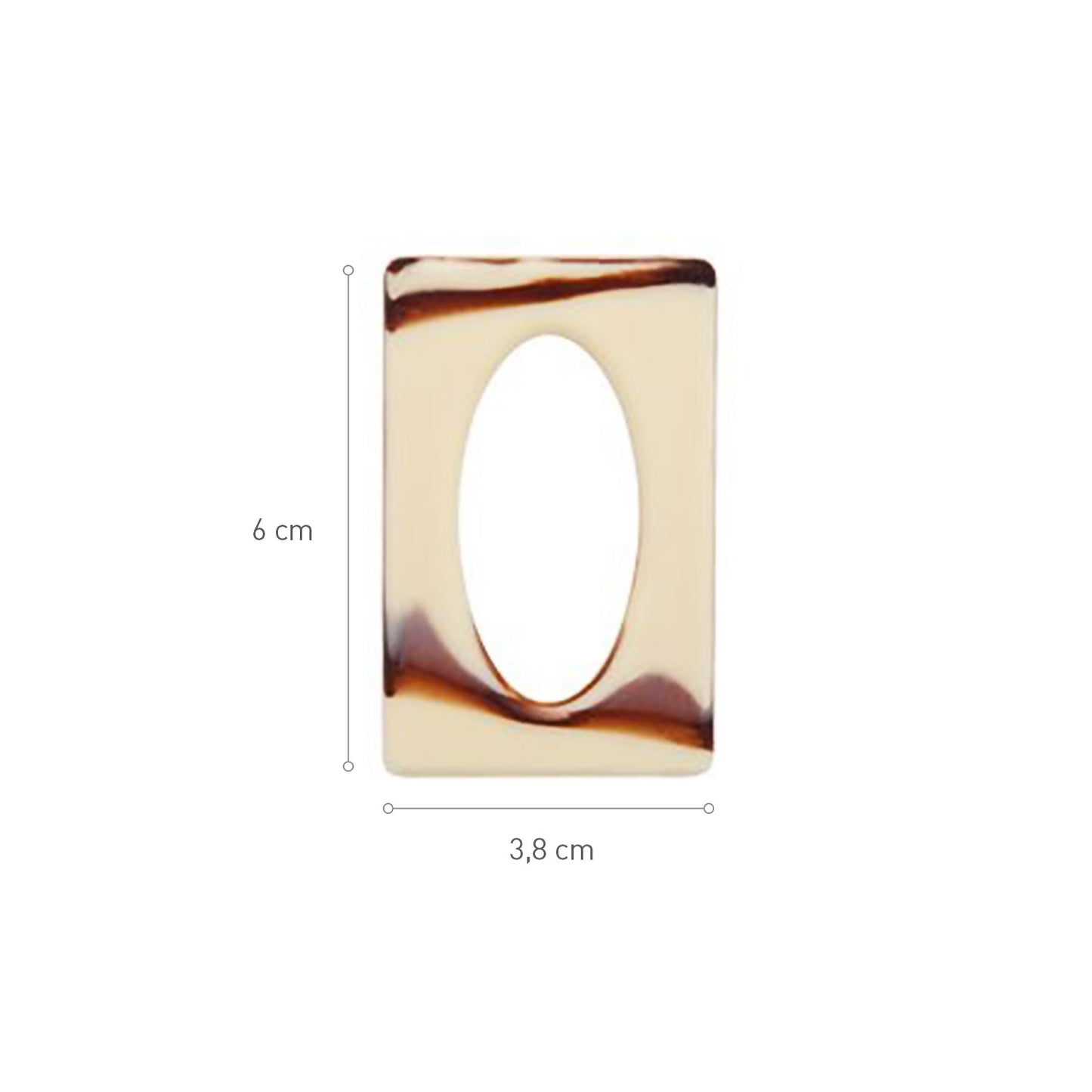 SET FILIGRANE CIOCCOLATO ART DECOR 6CM