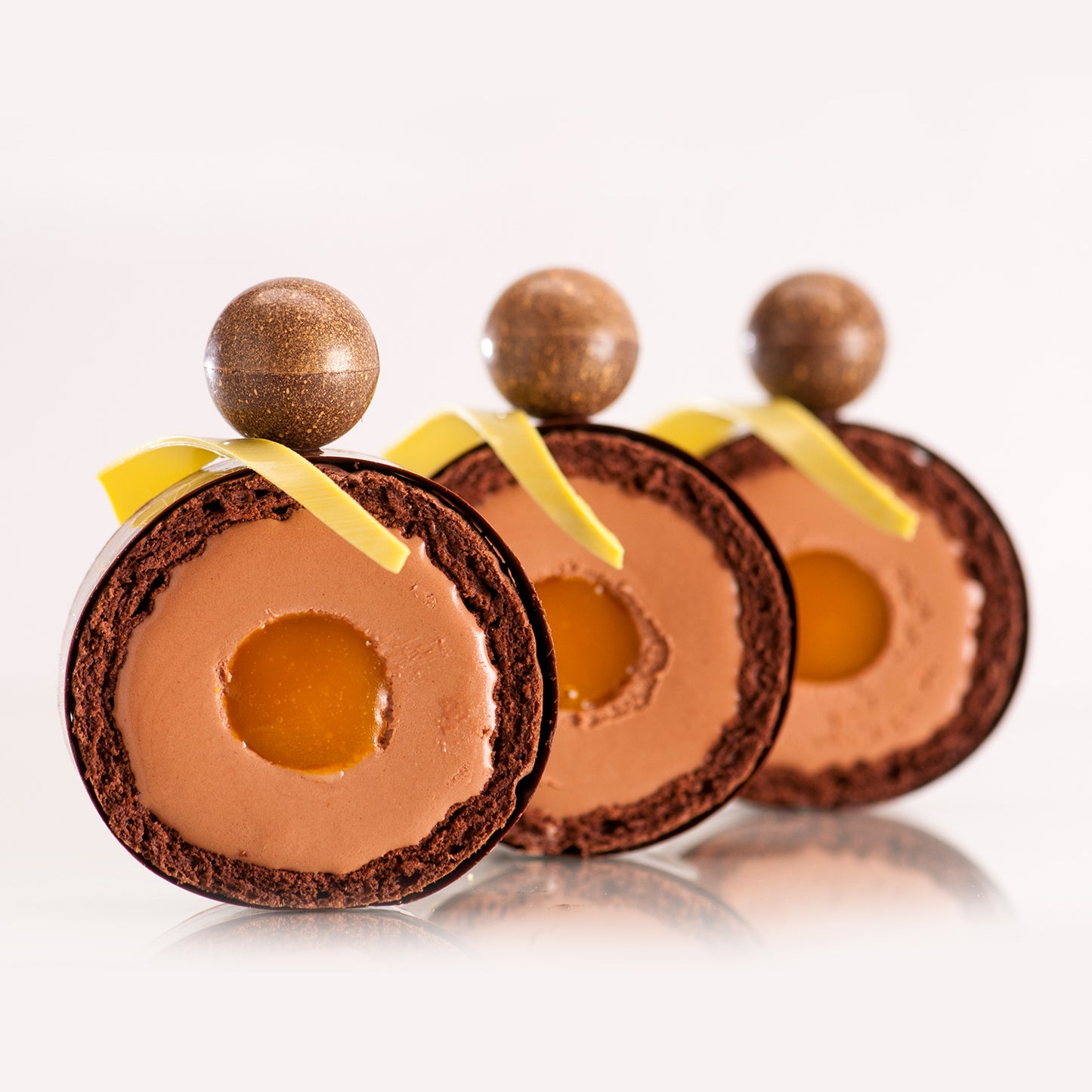 SPIRALE VERTE CHOCOLAT BLANC 170*30 MM