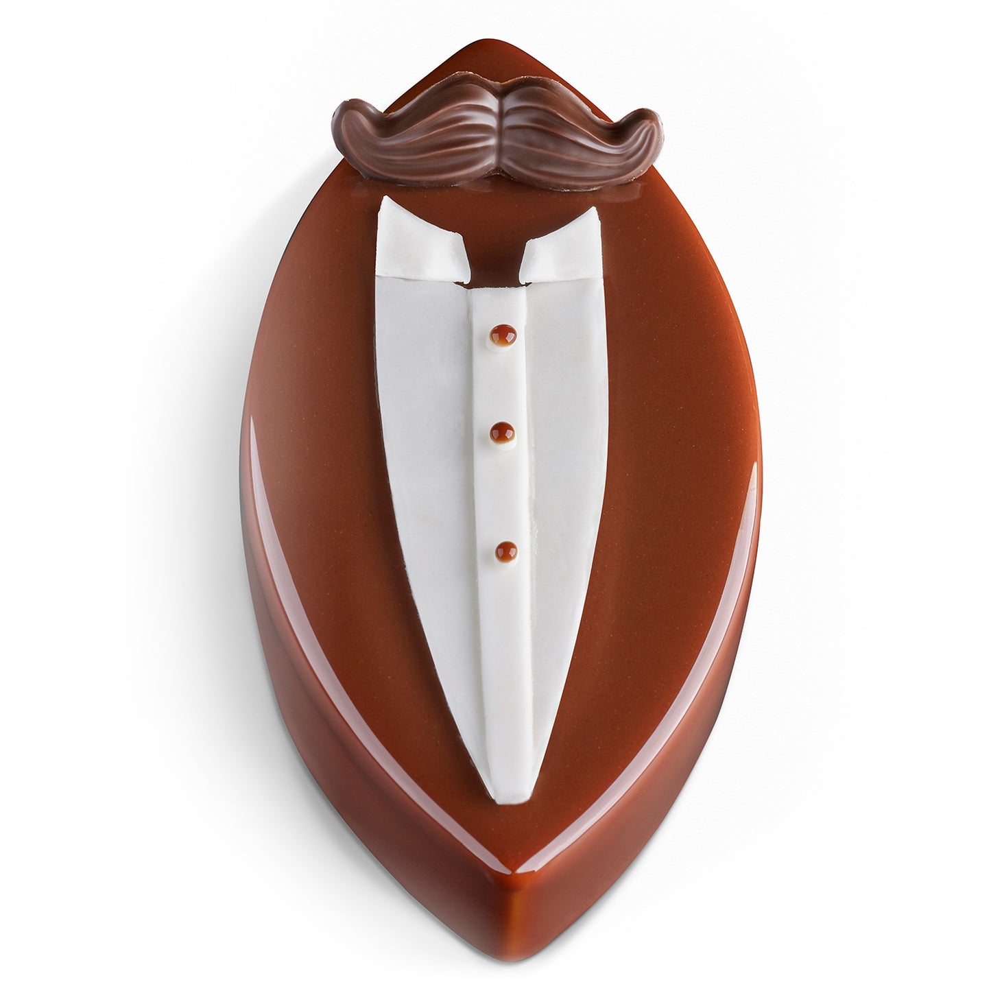 ASSORTIMENT DE MOUSTACHES CHOCOLAT NOIR ET AU LAIT 48X16MM