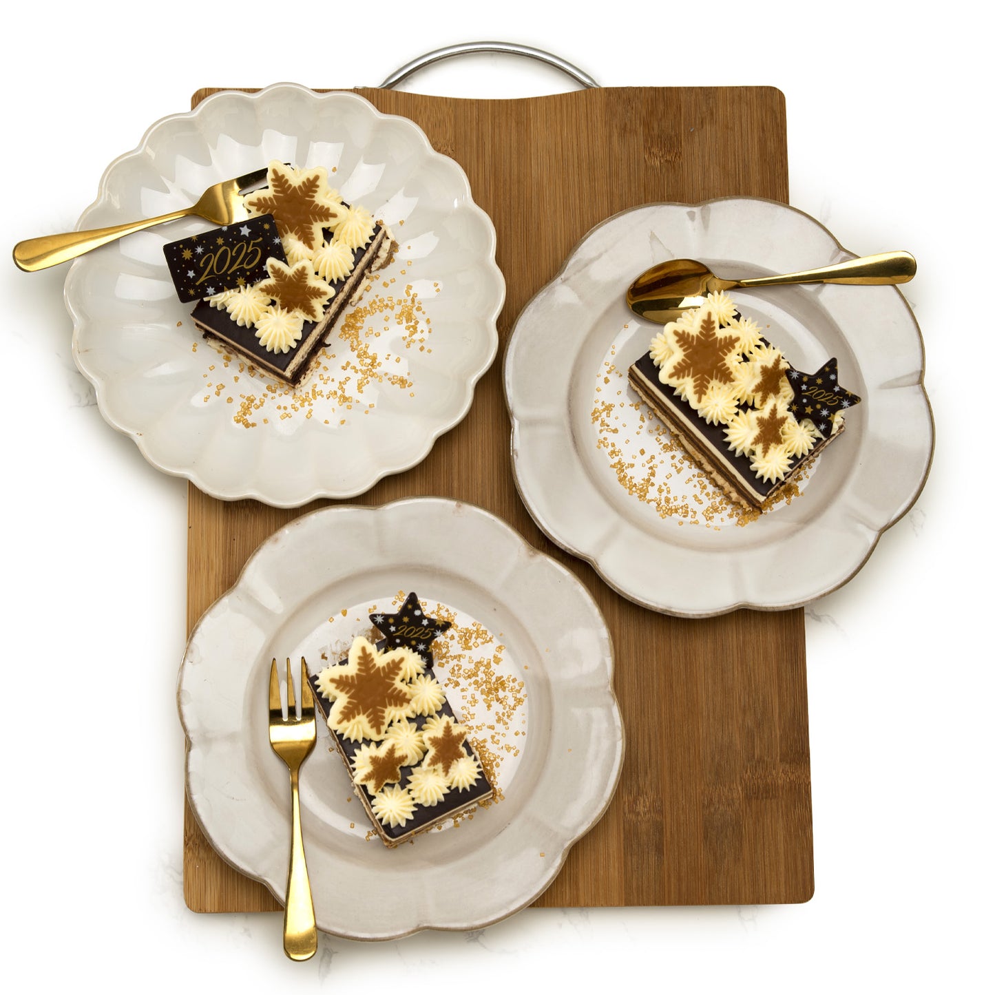 ASSORTIMENTO NATALIZIO FIOCCHI DI NEVE DI CIOCCOLATO BIANCO