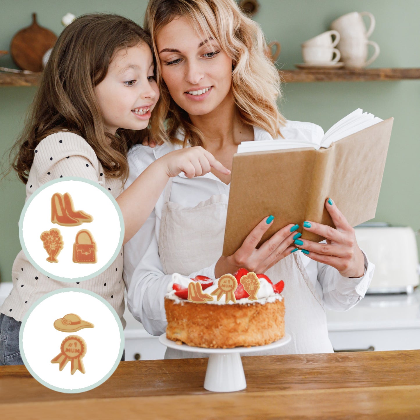 STATUETTE ASSORTITE MADRE CHOCO WHITE 42MM CIRCA.