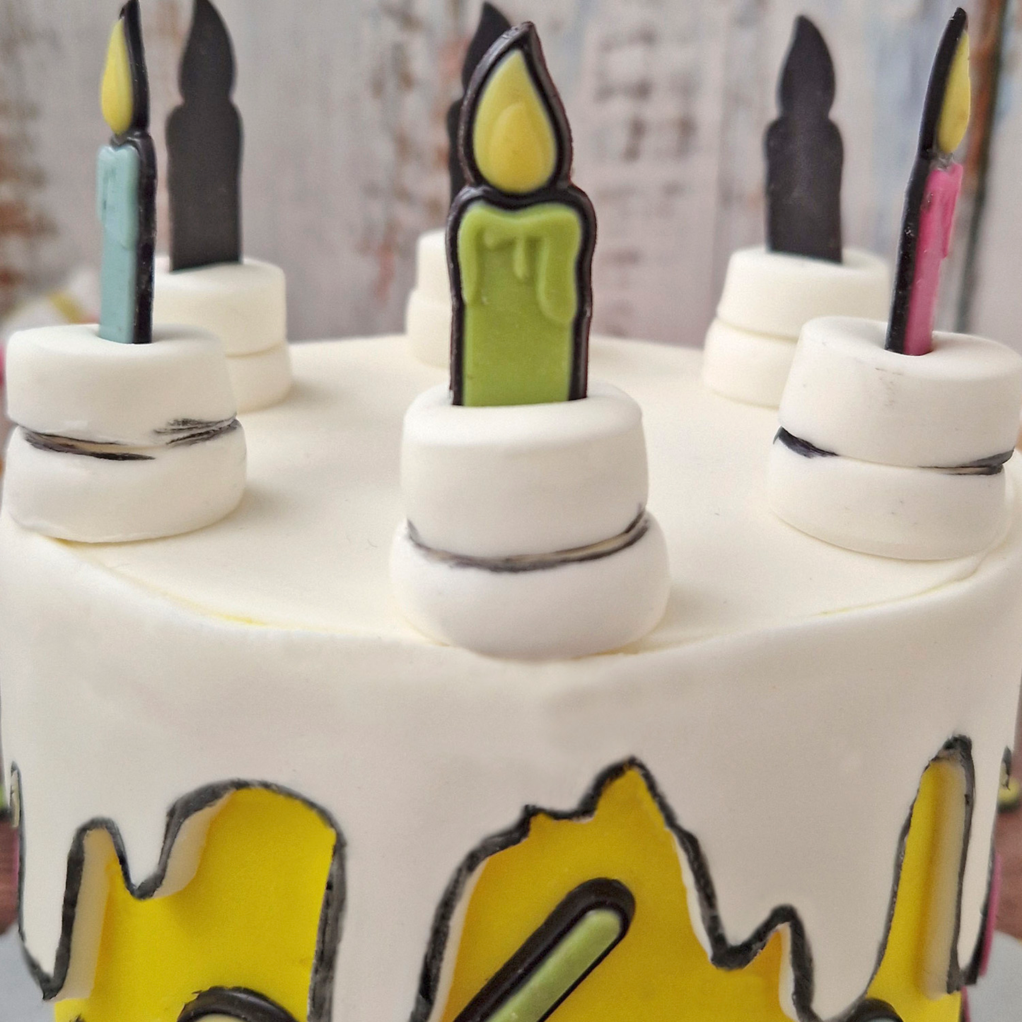 SURTIDO VELAS COMIC CHOCOLATE 15X45MM