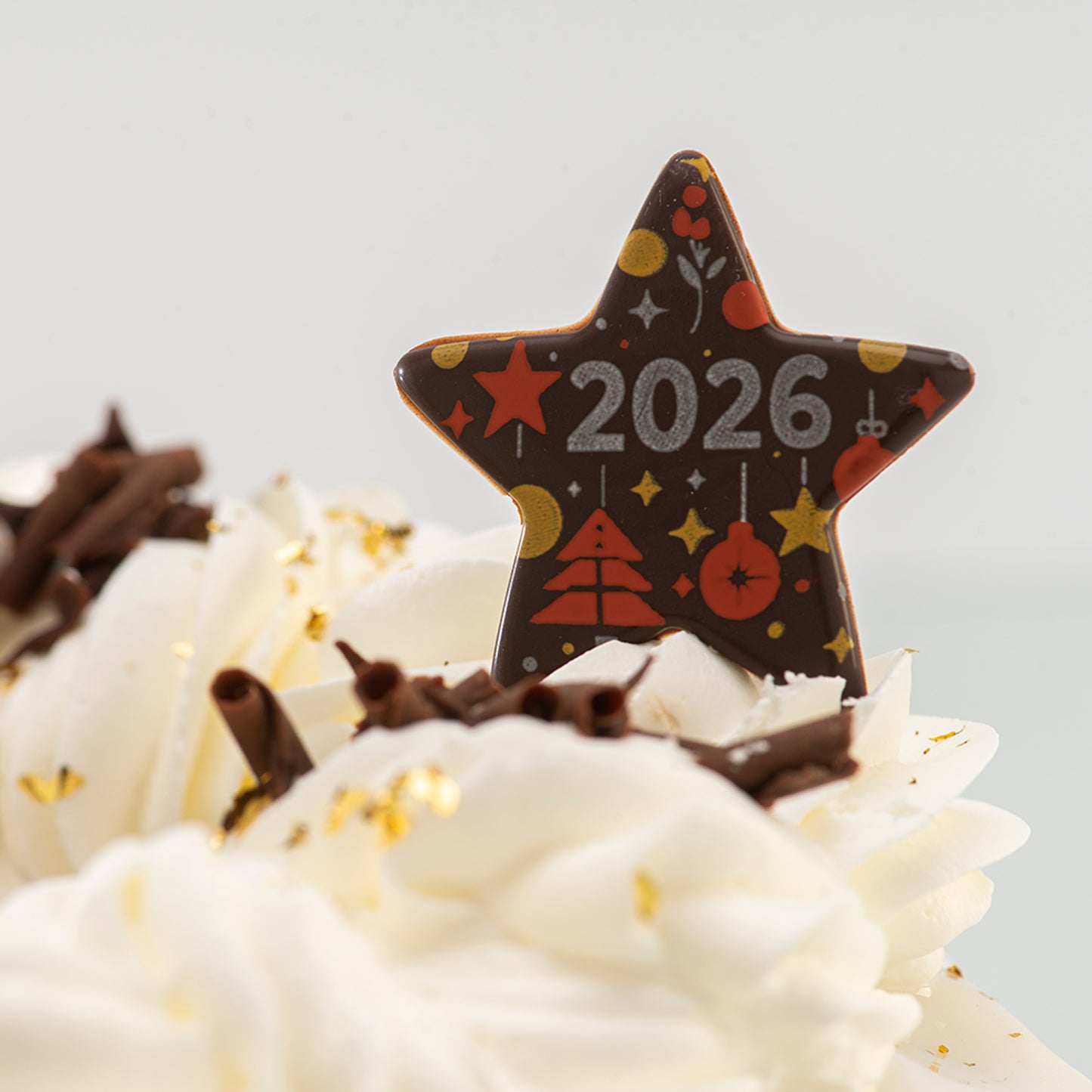 DÉCORATION ÉTOILE EN CHOCOLAT 2026 NOËL