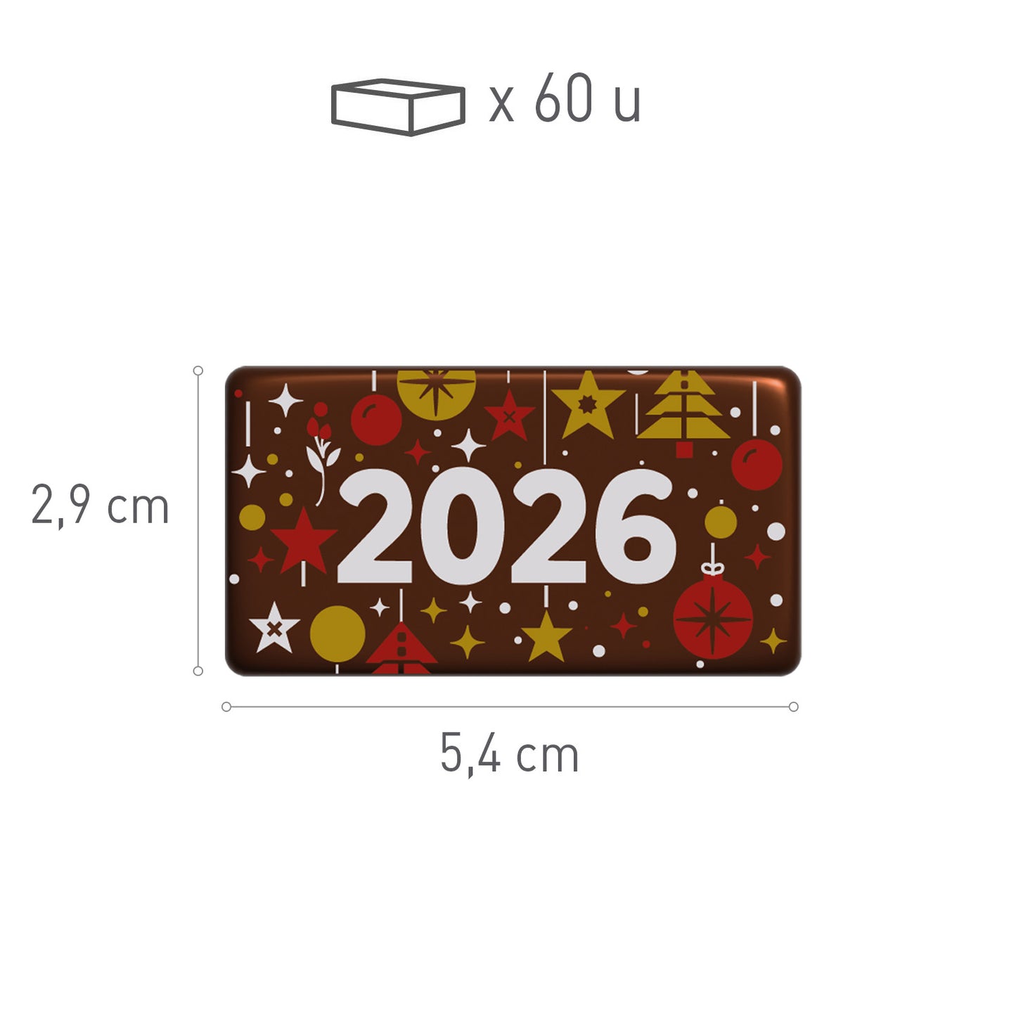 DECORATION CHOCOLATE PLATE 2026