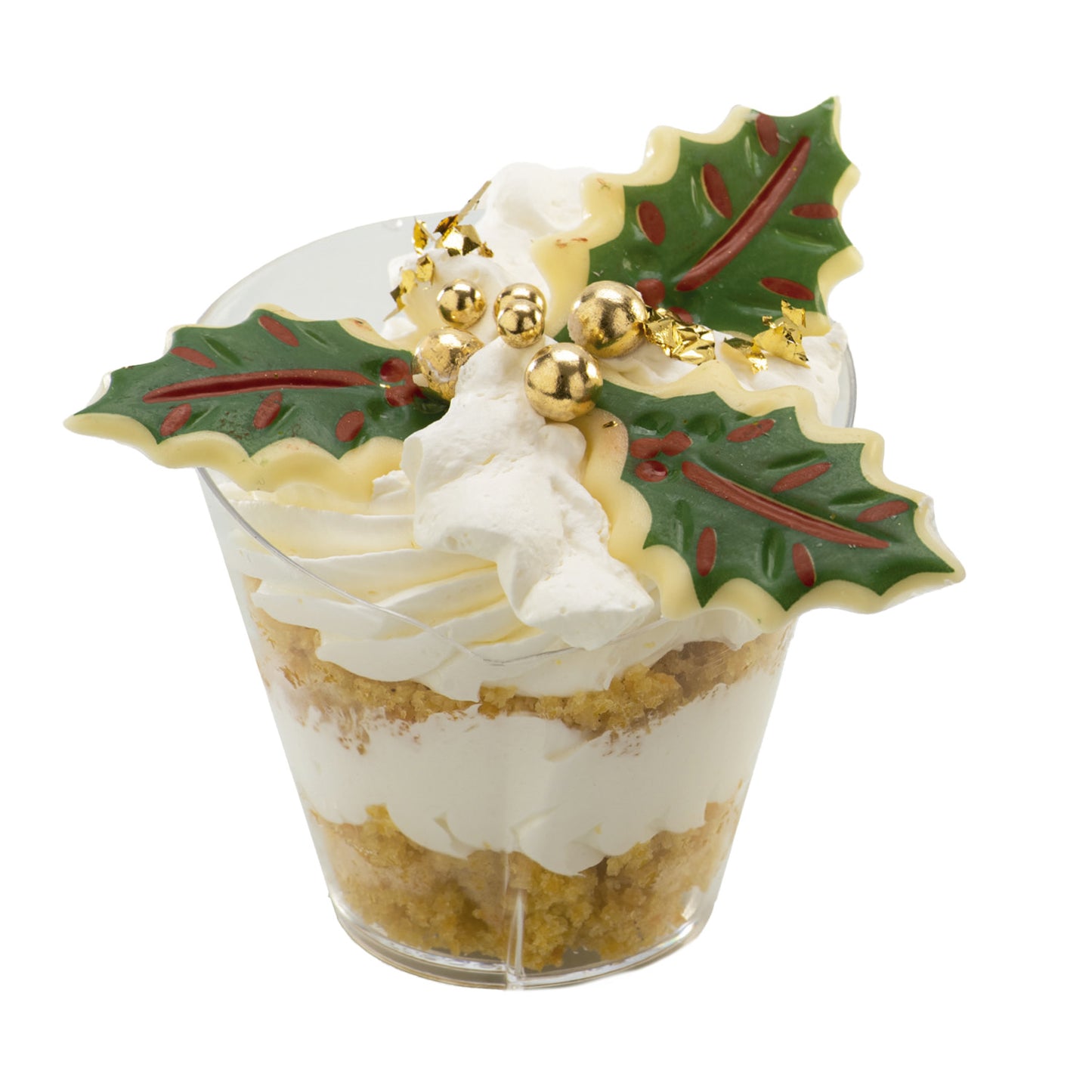 CHOCOLATE FIGURINE HOLLY LEAF CHRISTMAS