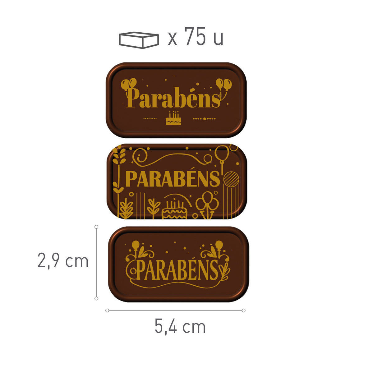 SEGNO ASSORTITO DI PARABENS NEGRO