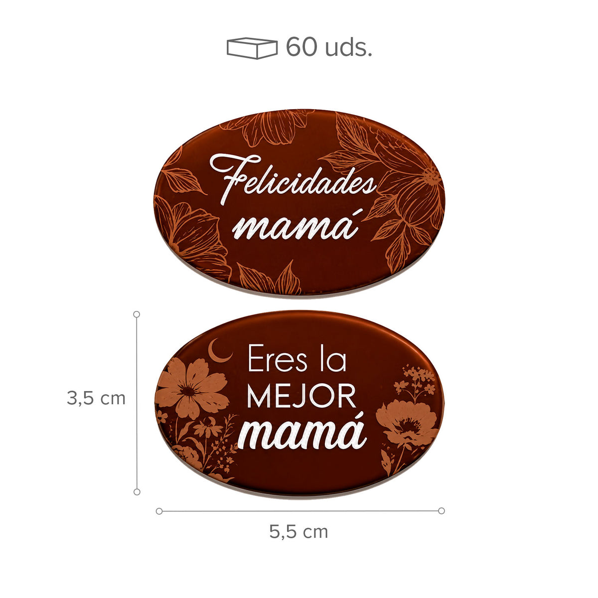DARK CHOCOLATE SIGN CONGRATULATIONS MOM ASSORTED 2MOD 60UNIT