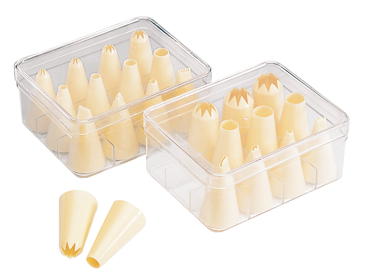 CAJA DE BOQUILLAS PLASTICO SURT. 12PZAS