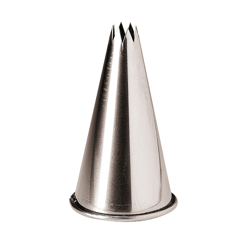 SET BOQUILLAS 6 PZAS. ACERO INOX RIZADAS