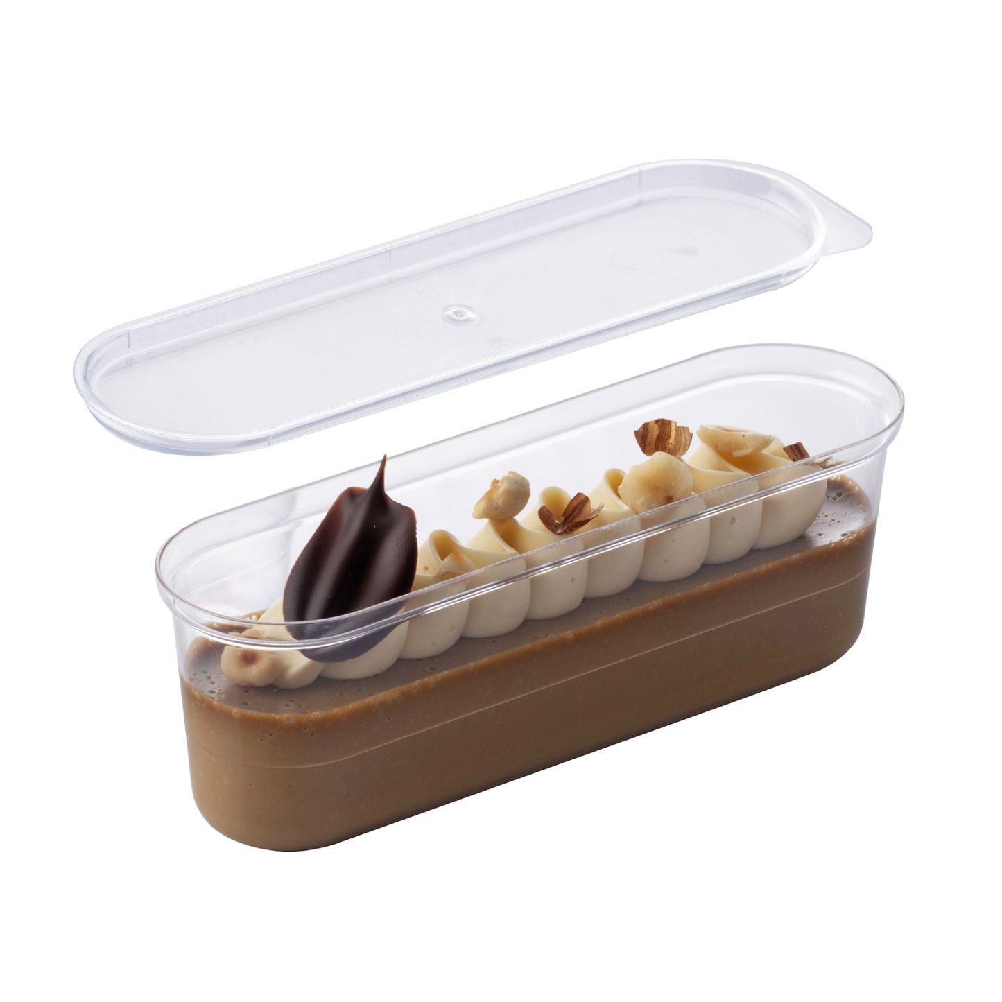 COPERCHIO PER BICCHIERE IN PLASTICA ECLAIR XL 145X43,6H5,4MM