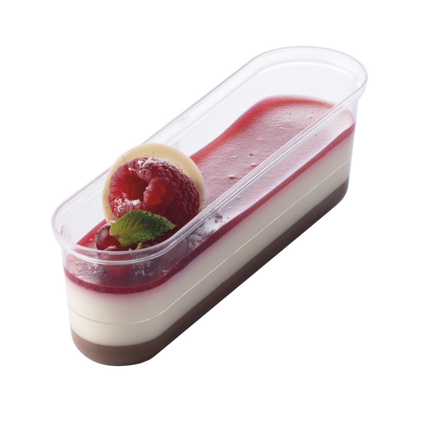 VASITO PLÁSTICO TRANSPARENTE ECLAIR 137X37 H41 MM CAP.1