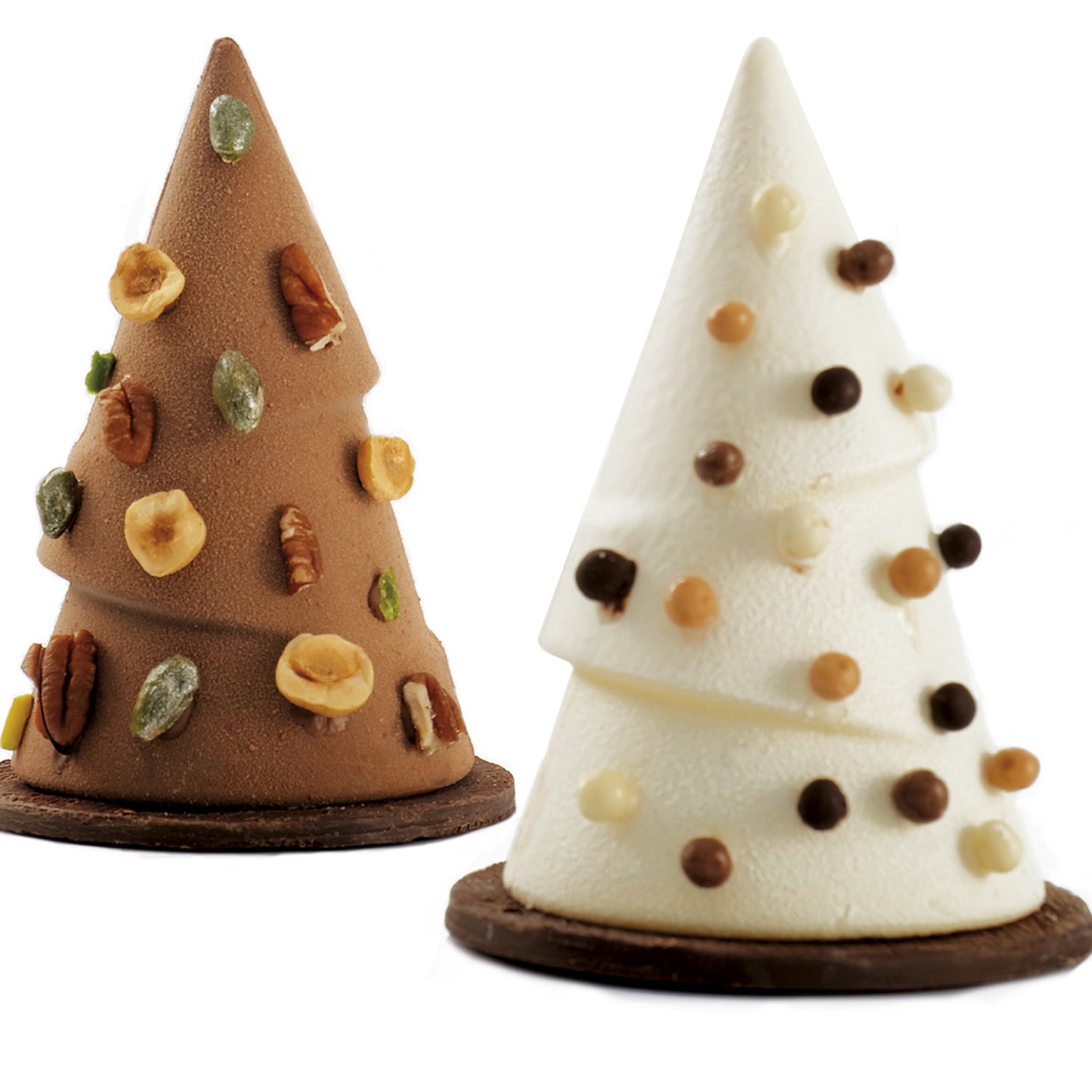 MOULE POLYCARBONATE ARBRE DE NOËL Ø 75 H 120MM | 4 PIÈCES