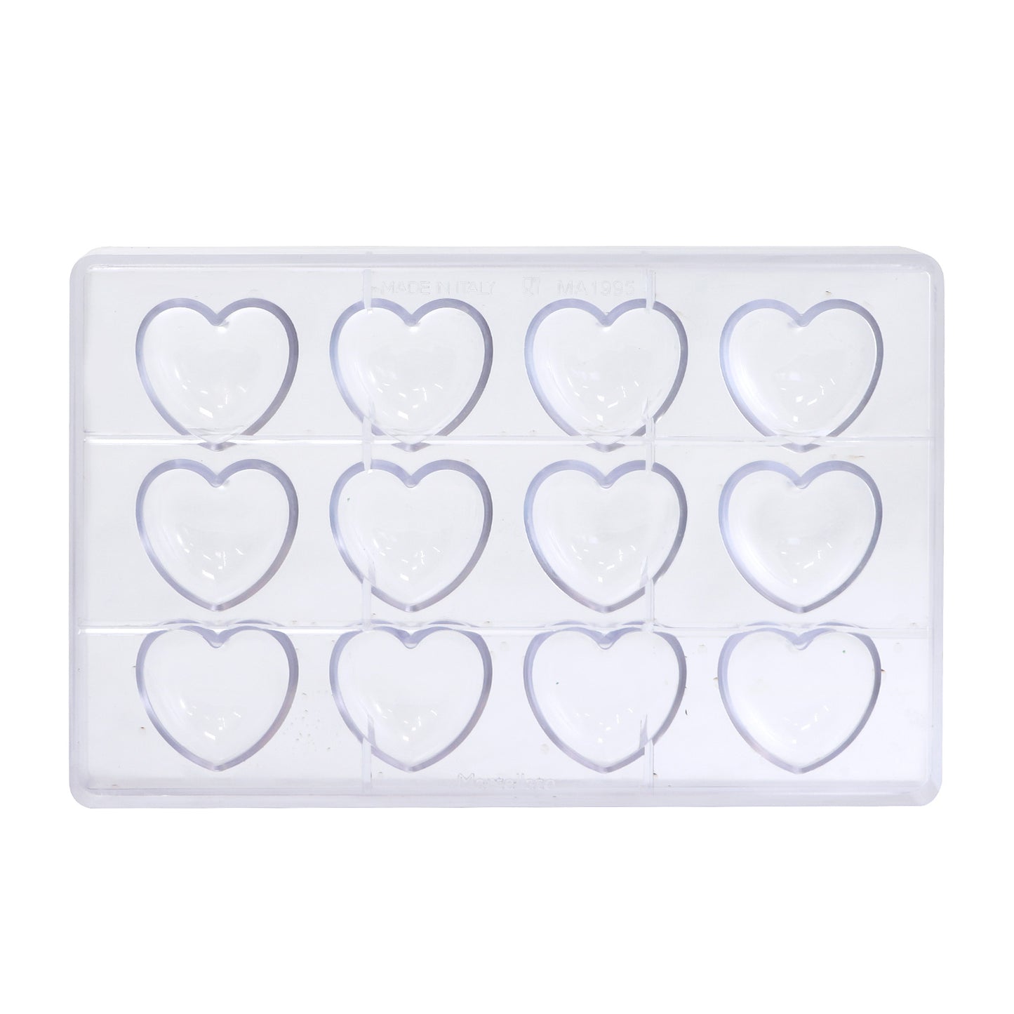 MOLDE POLICARBONATO CORAZÓN 45X42H16MM | 12 PIEZAS