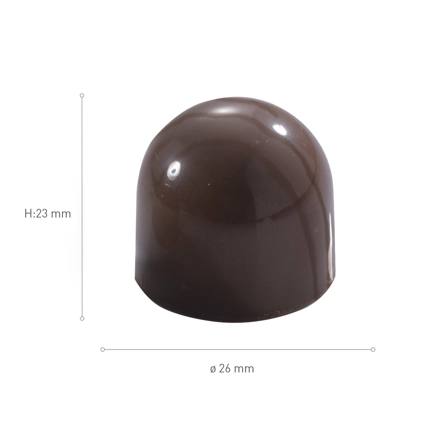 CLASSIC BON POLYCARBONATE MOLD Ø 26MM H 23MM | 28PCS