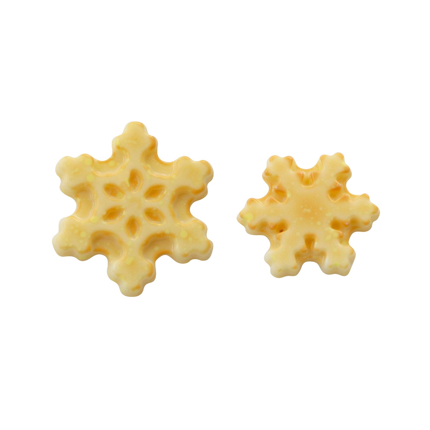 SNOWFLAKES POLYCARBONATE MOLD 2 MOD. Ø 30/40 MM H4MM
