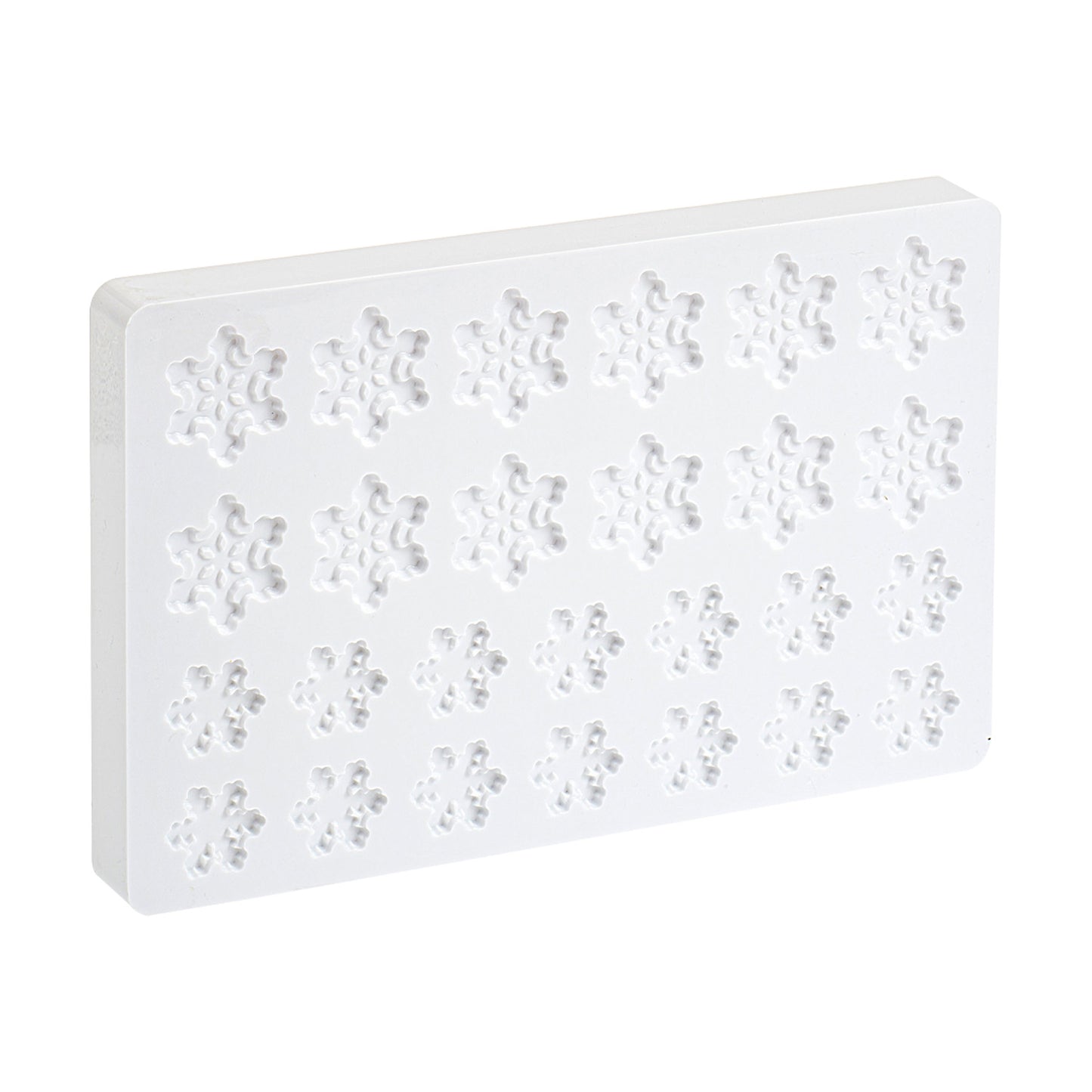 SNOWFLAKES POLYCARBONATE MOLD 2 MOD. Ø 30/40 MM H4MM