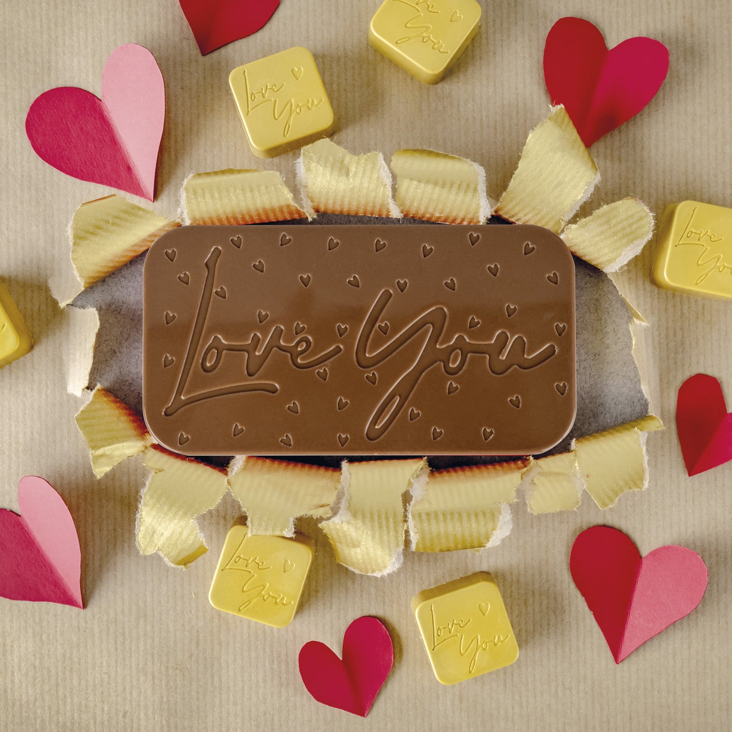 POLYCARBONATE MOULD LOVE YOU 275 x 175 x 26MM - 3 pcs.