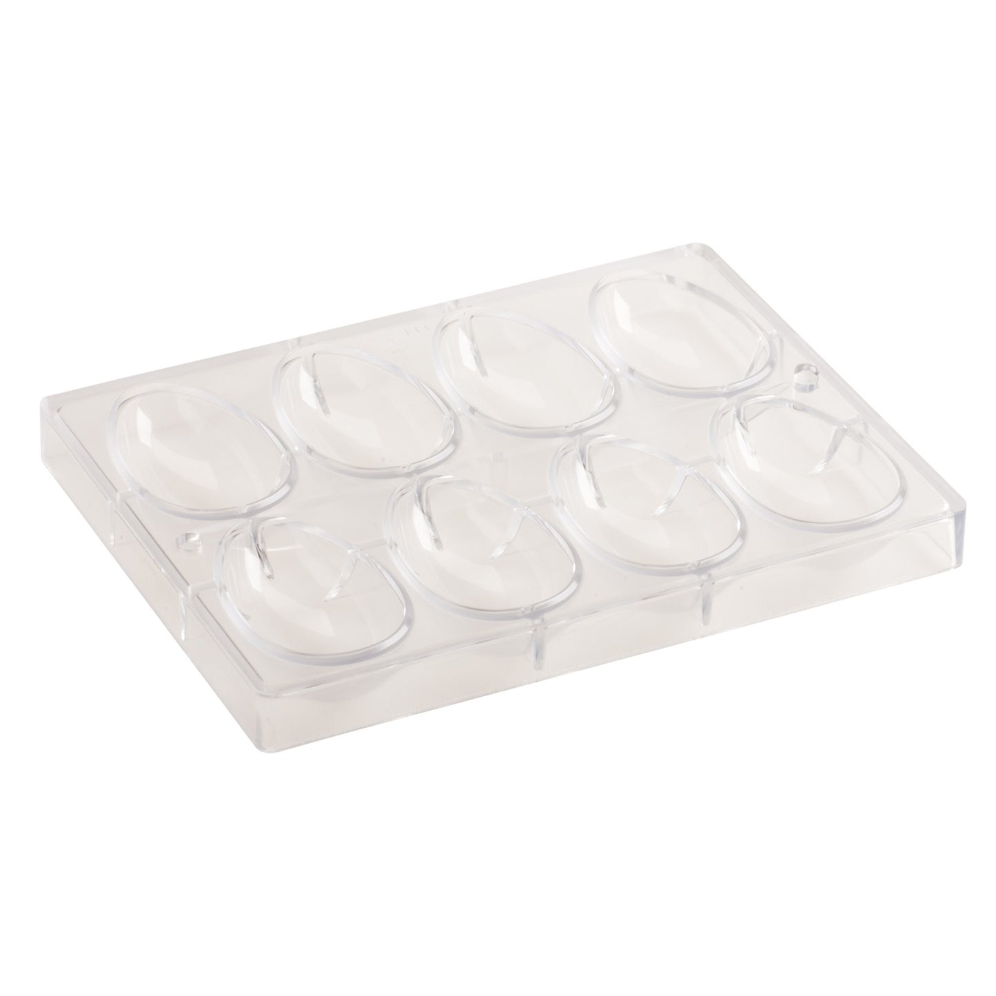 MOLDE POLICARBONATO 8 FORMAS HUEVO PASCUA 50G 88X56MM
