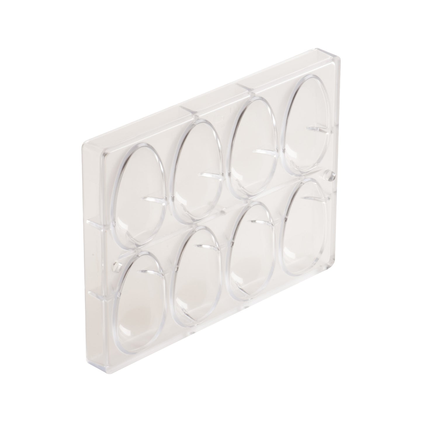 MOLDE POLICARBONATO 8 FORMAS HUEVO PASCUA 50G 88X56MM