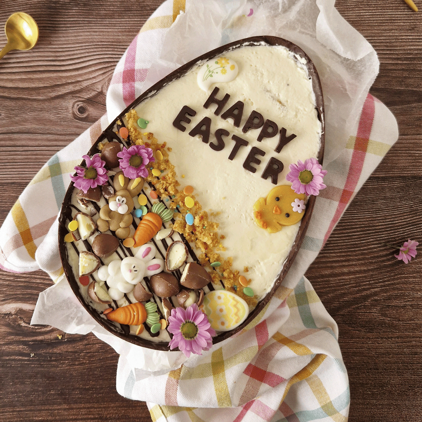 FORMA POLICARBONATO OVO PÁSCOA 2U 237X163MM 400G