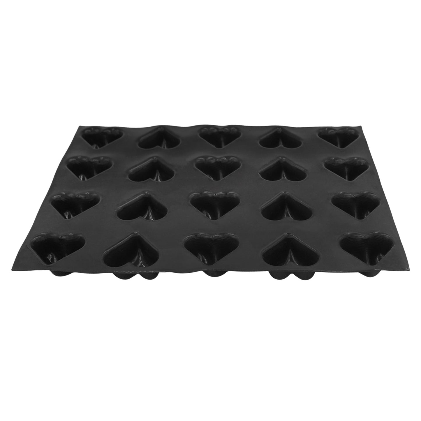 MOLDE FLEXIPAN 20 FORMAS CORAZÓN 66X62MM H35MM 60X40CM