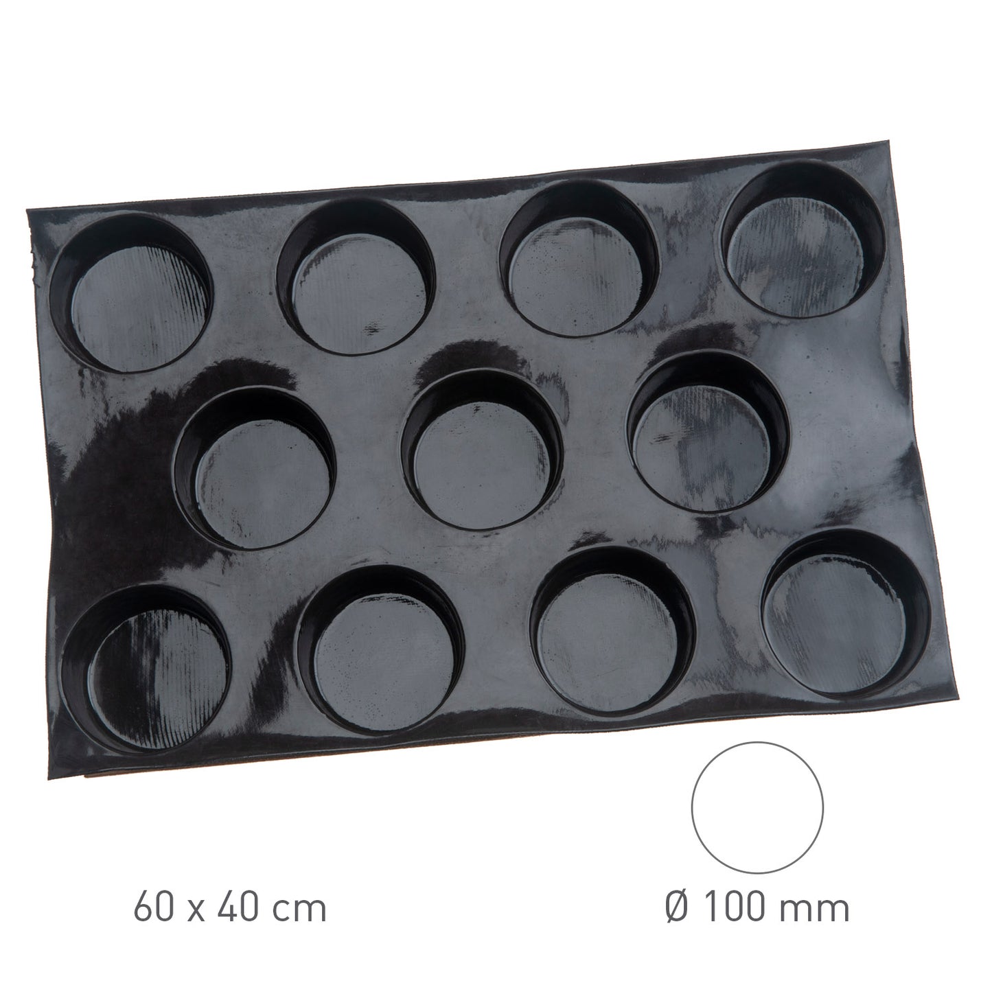 MOLDE SILICONA 11 FORMAS TATÍN Ø 107MM H 50MM Vol 375ML