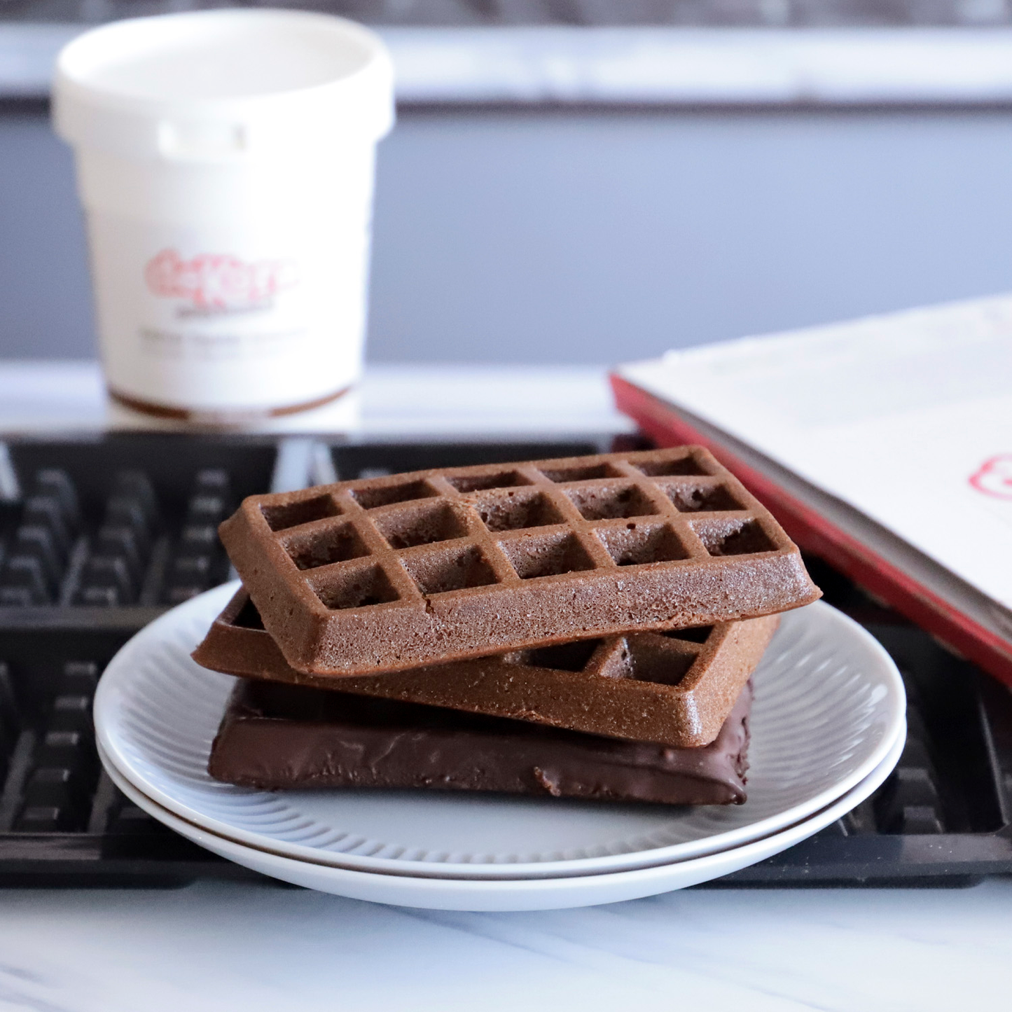 MOLDE DE INSPIRAÇÃO PARA WAFFLES FLEXIPAN 80X127X15MM