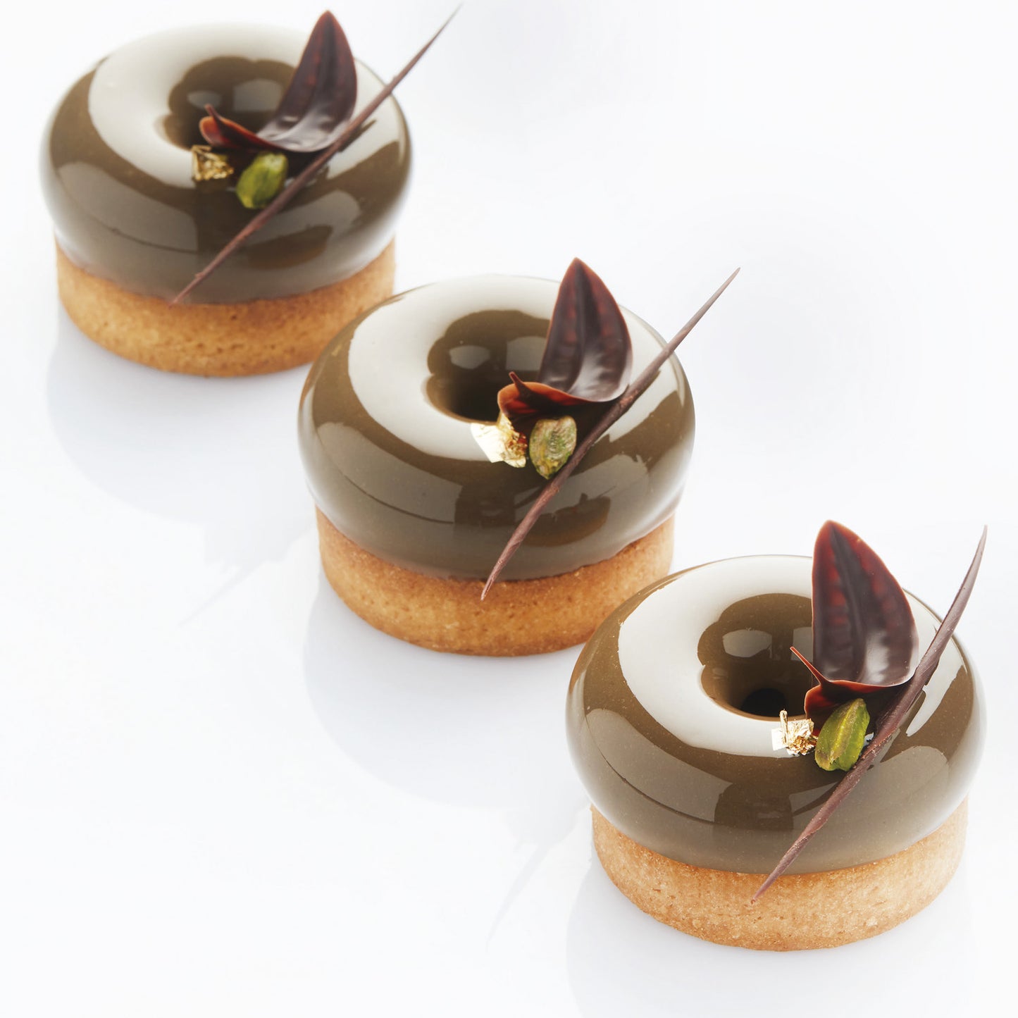 6 MOLDES DONUTS DIAM 75MM H30MM