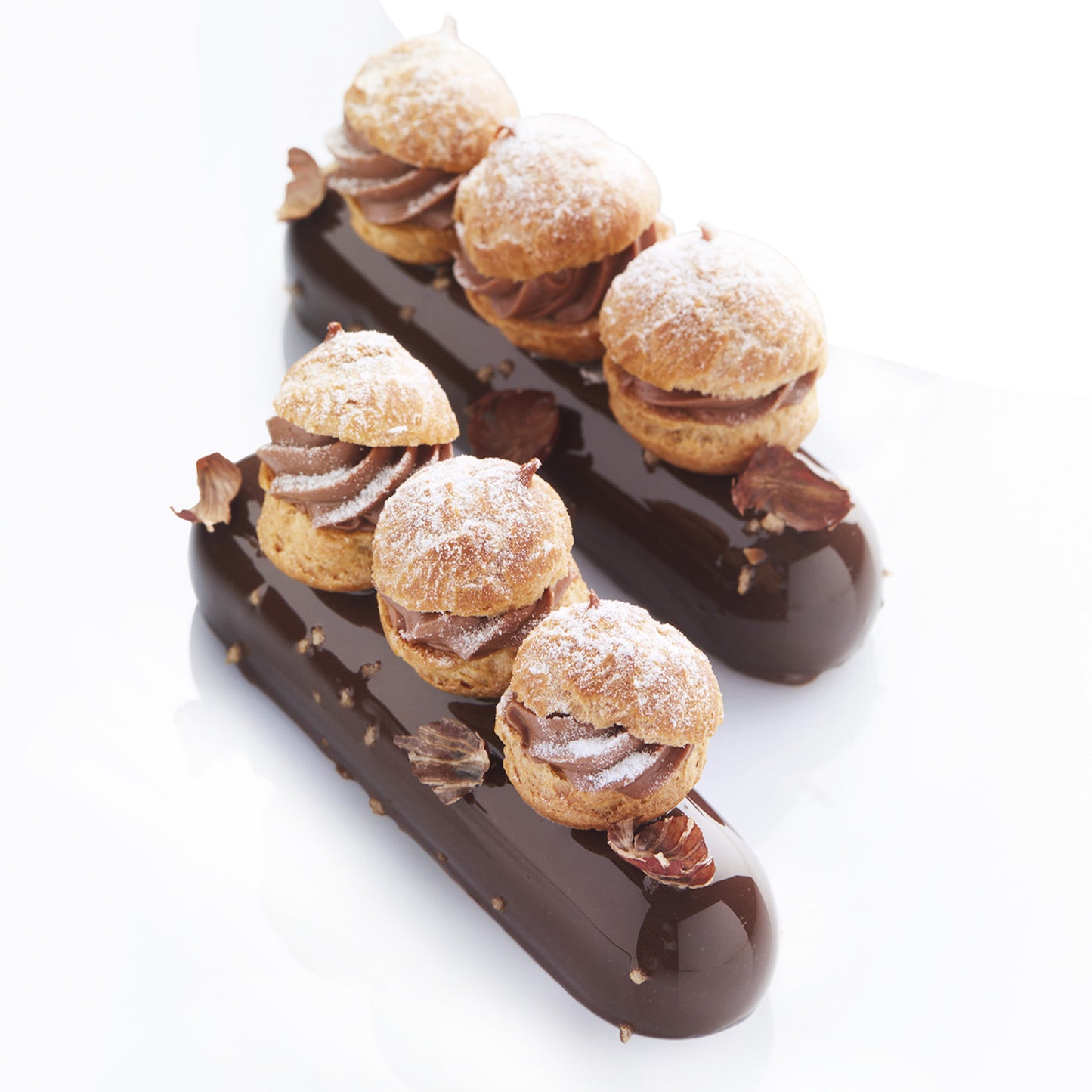 6 MOULES À ÉCLAIR 130X30 H28 MM