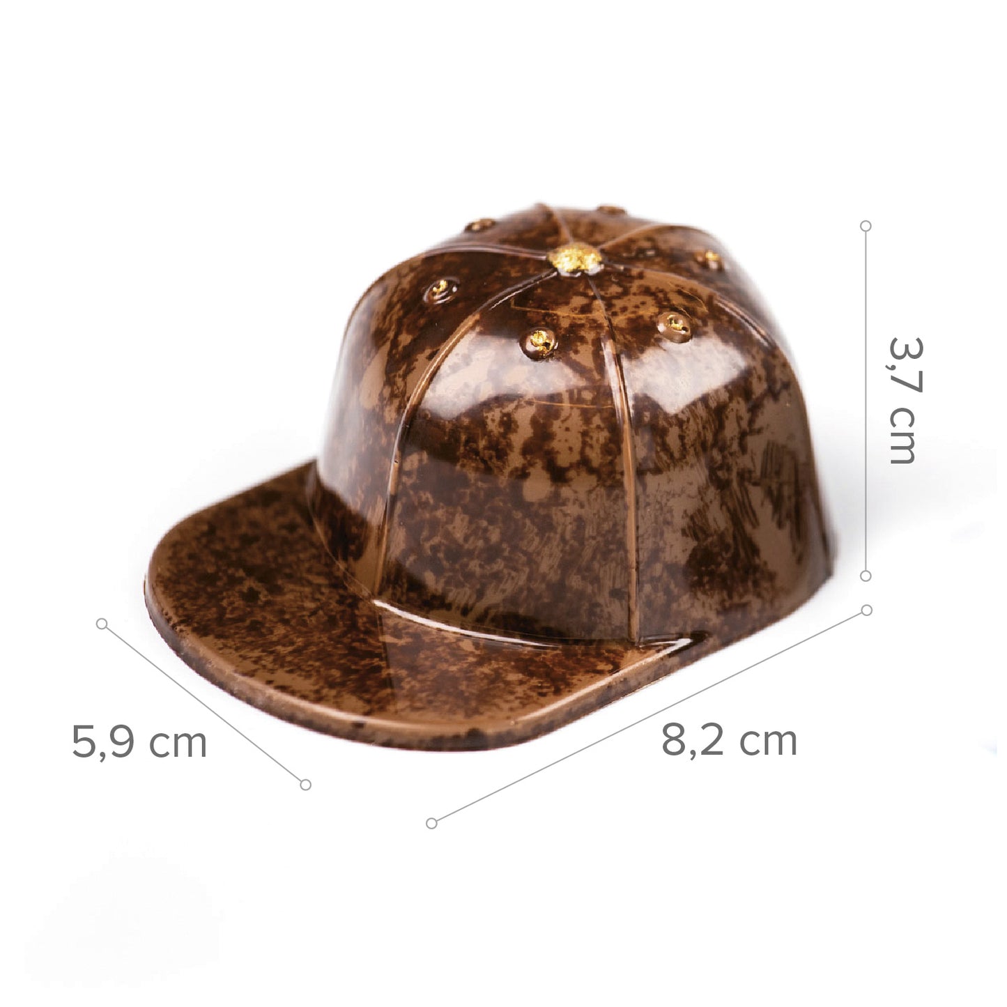 STAMPO POLICARBONATO GORRA 6 PEZZI - 275 x 175 x 40,5 MM