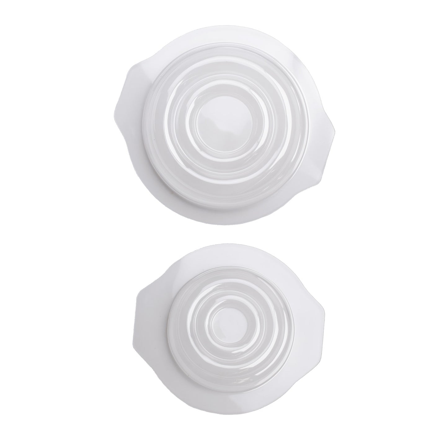 KIT 2 PLASTIC MOLDS SEMI COLD ROUND LARGE/SMALL
