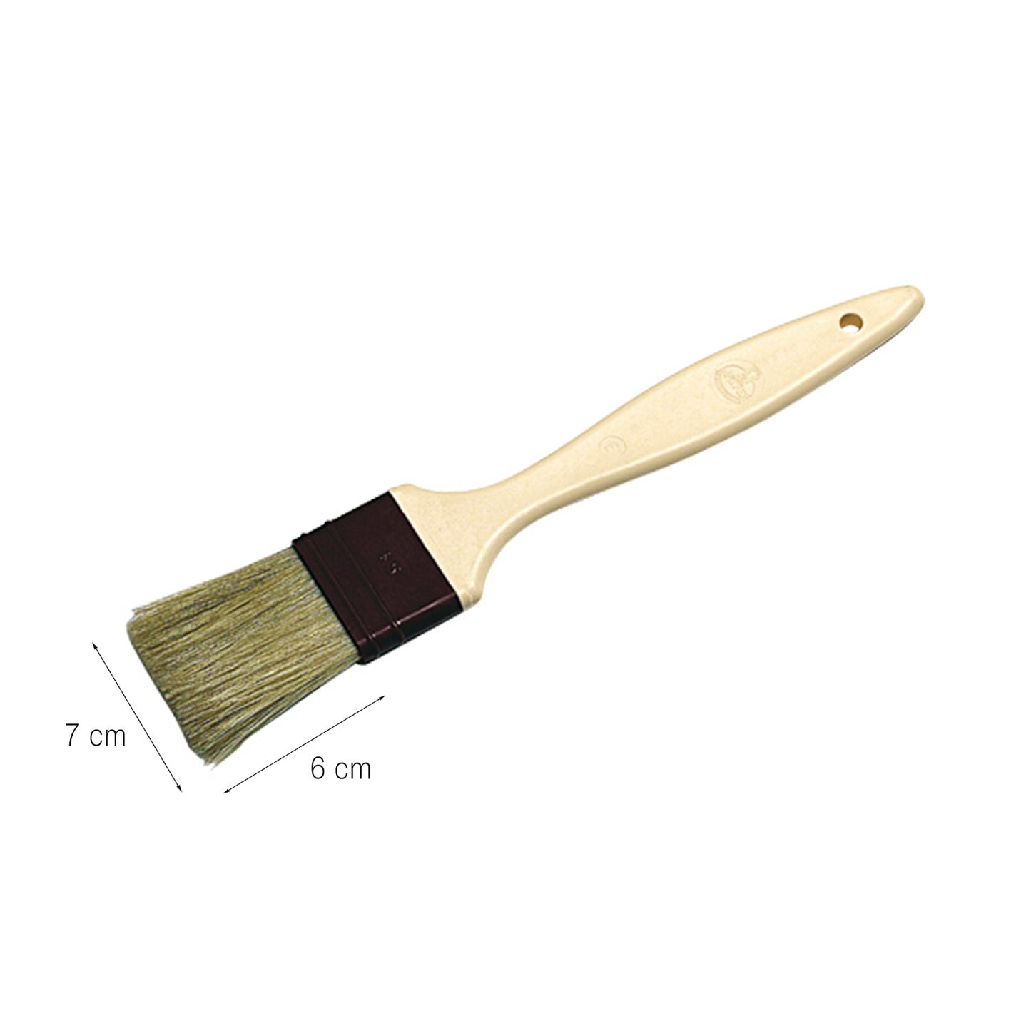 PENNELLO PASTICCERIA SCROFA NATURALE 6X7CM