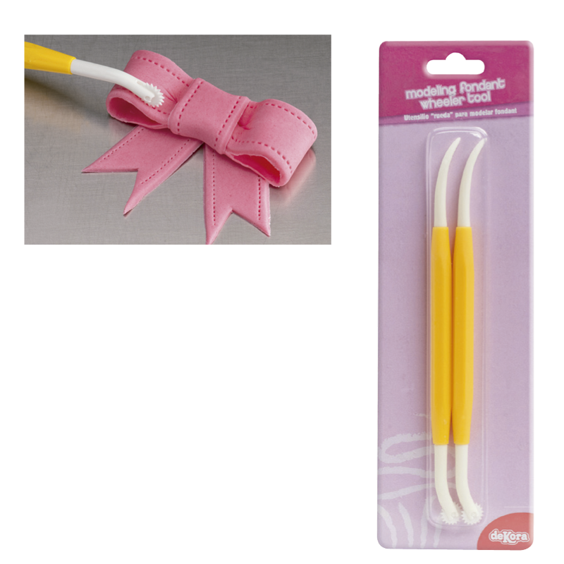 UTENSILIO RUEDA PARA MODELAR FONDANT 15.5CM