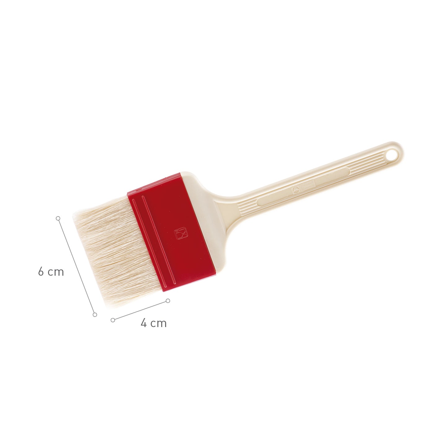 NATURAL BRISTLES PASTRY BRUSH 6X4CM