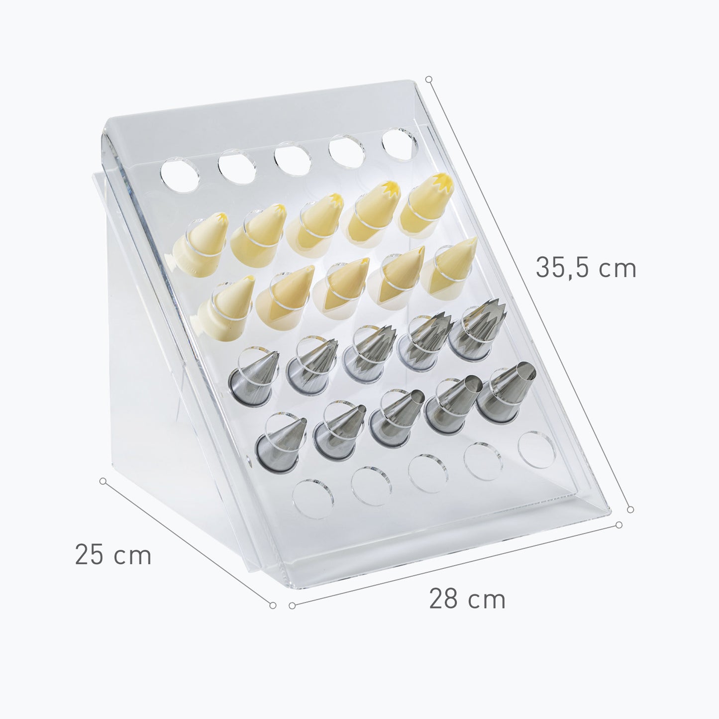 PORTE DOUILLES PMMA Ø 2,8CM