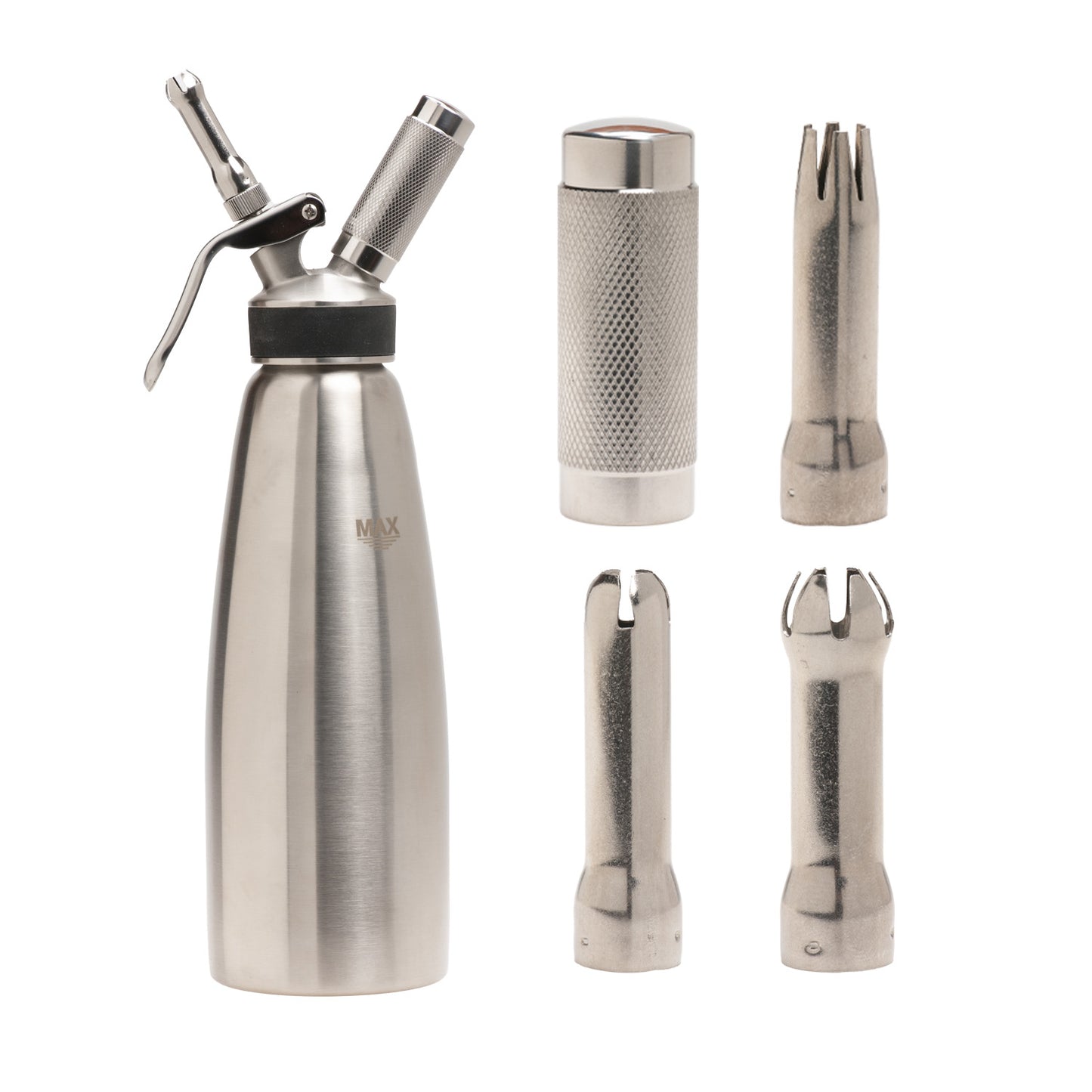 SIPHON EN ACIER INOXYDABLE POUR CRÈME (NO2) 1L