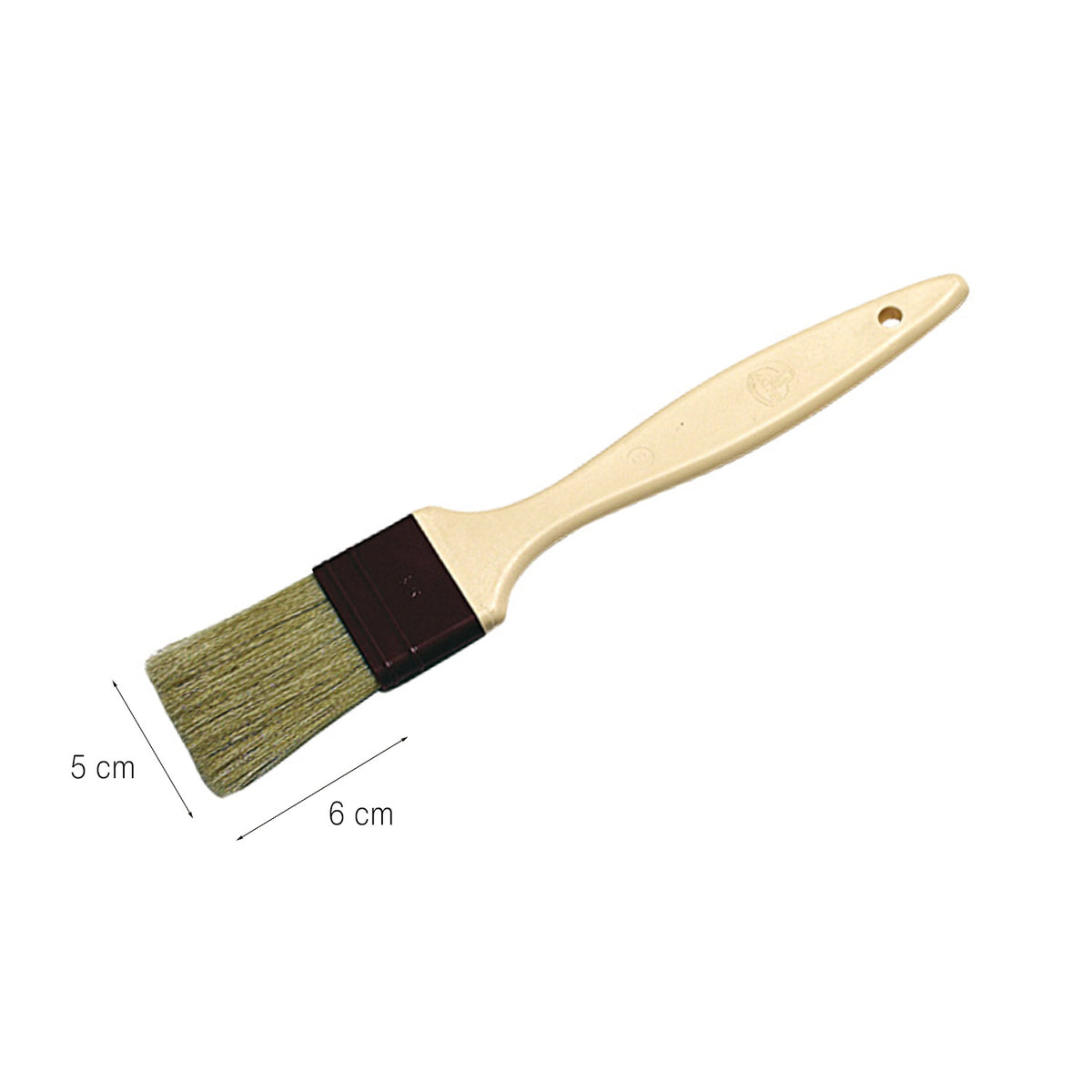PENNELLO PASTICCERIA SCROFA NATURALE 6X5CM