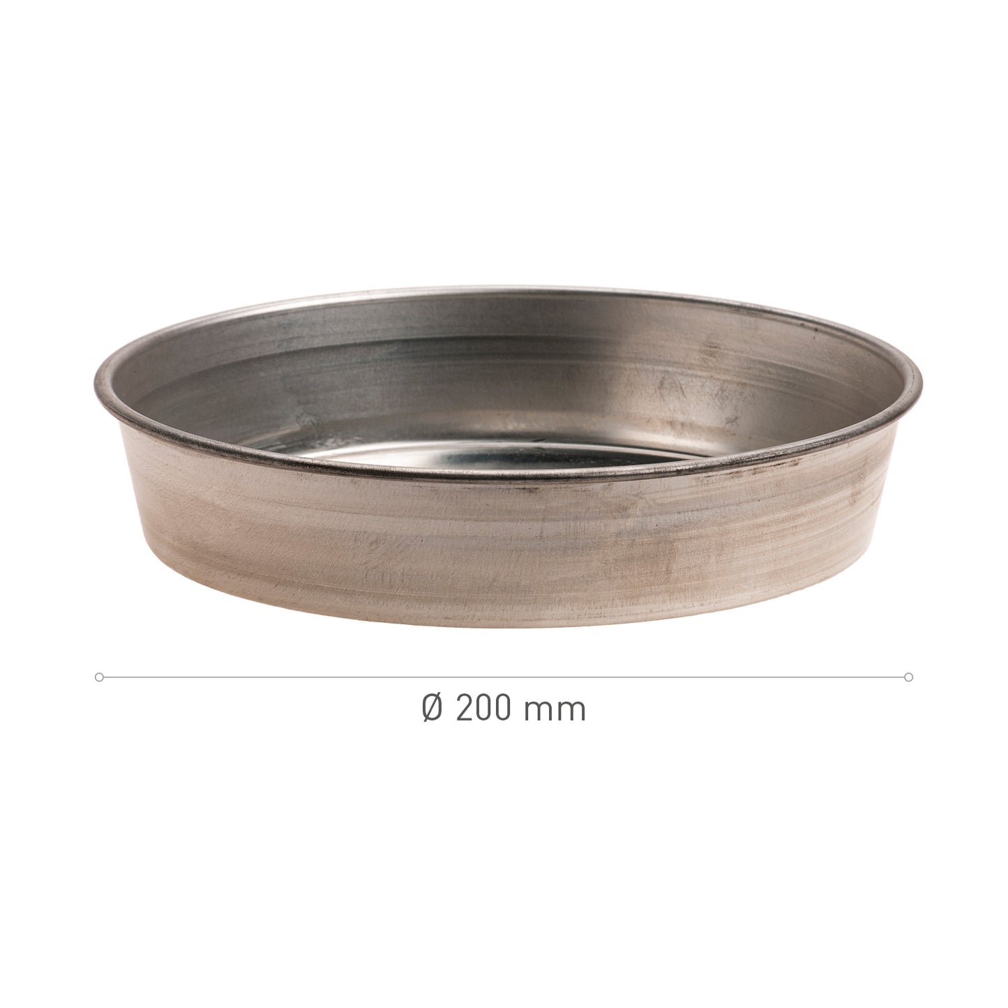 STAMPO TORTA TONDO IN OTTONE Ø 200MM