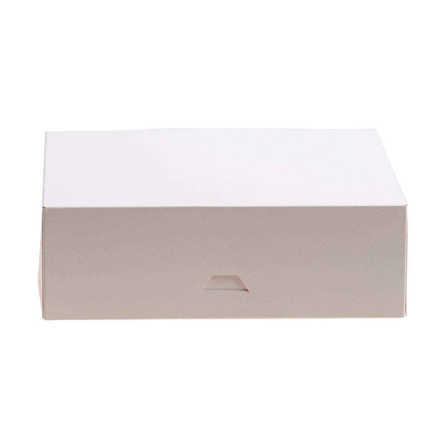 CAIXA PARA BOLOS EM CARTÃO BRANCO 28X28X8CM
