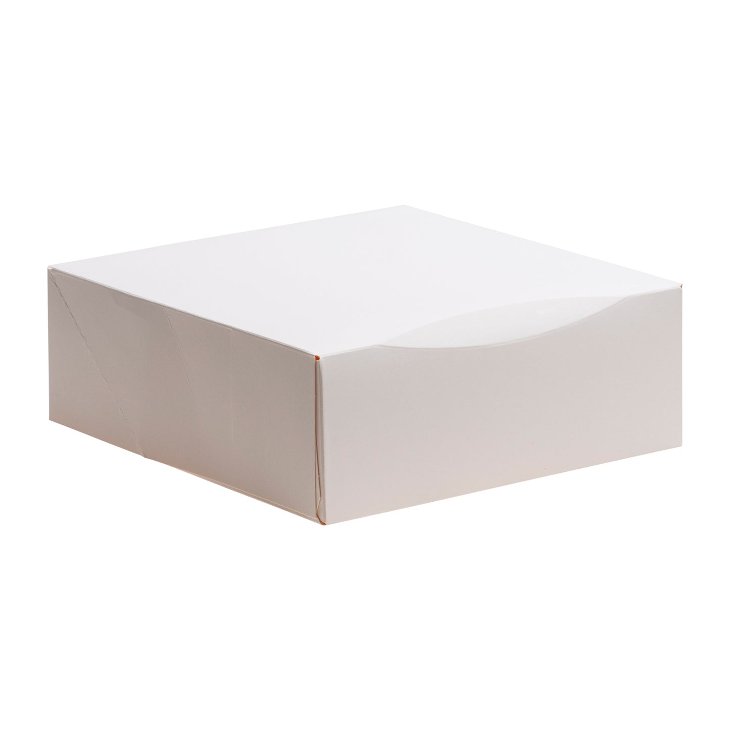 CAIXA PARA BOLOS EM CARTÃO BRANCO 28X28X8CM