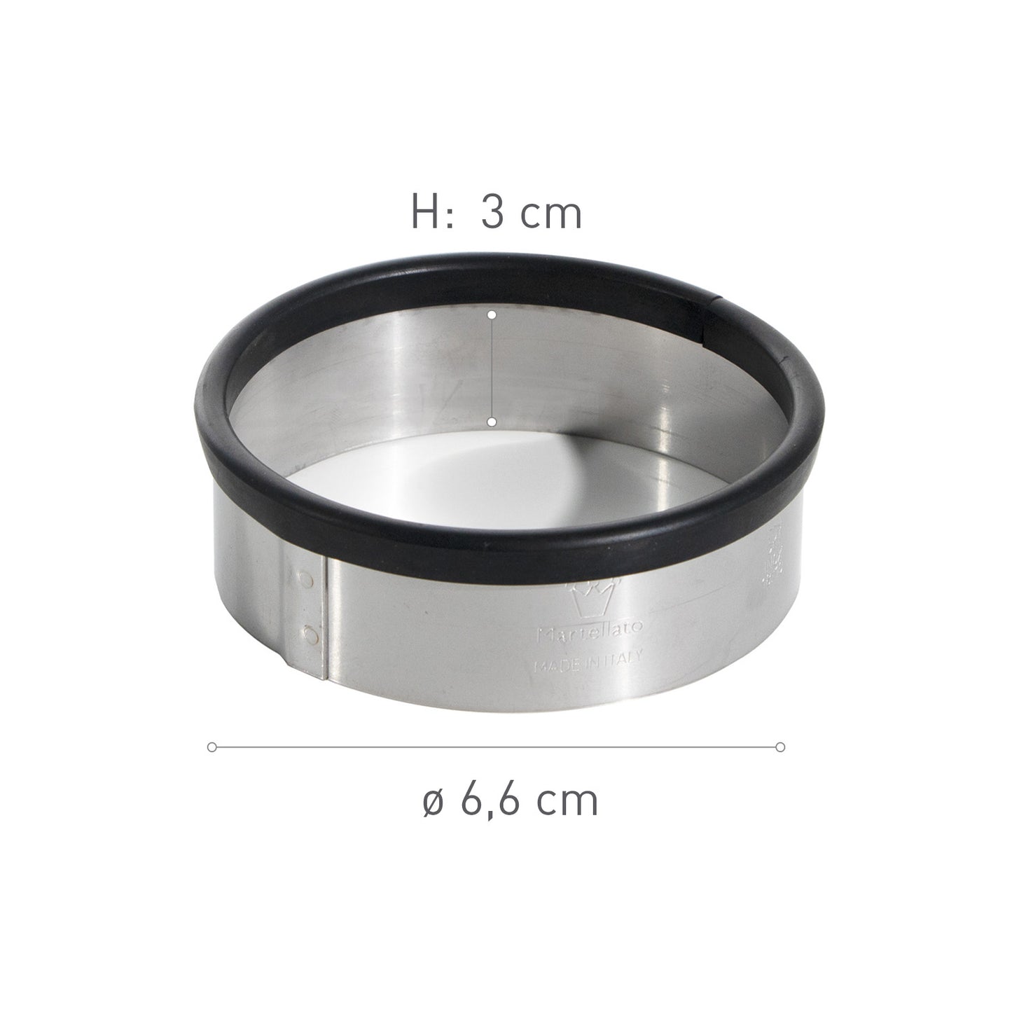 CORTAPASTAS INOX BUCKET DIAM66 H30MM