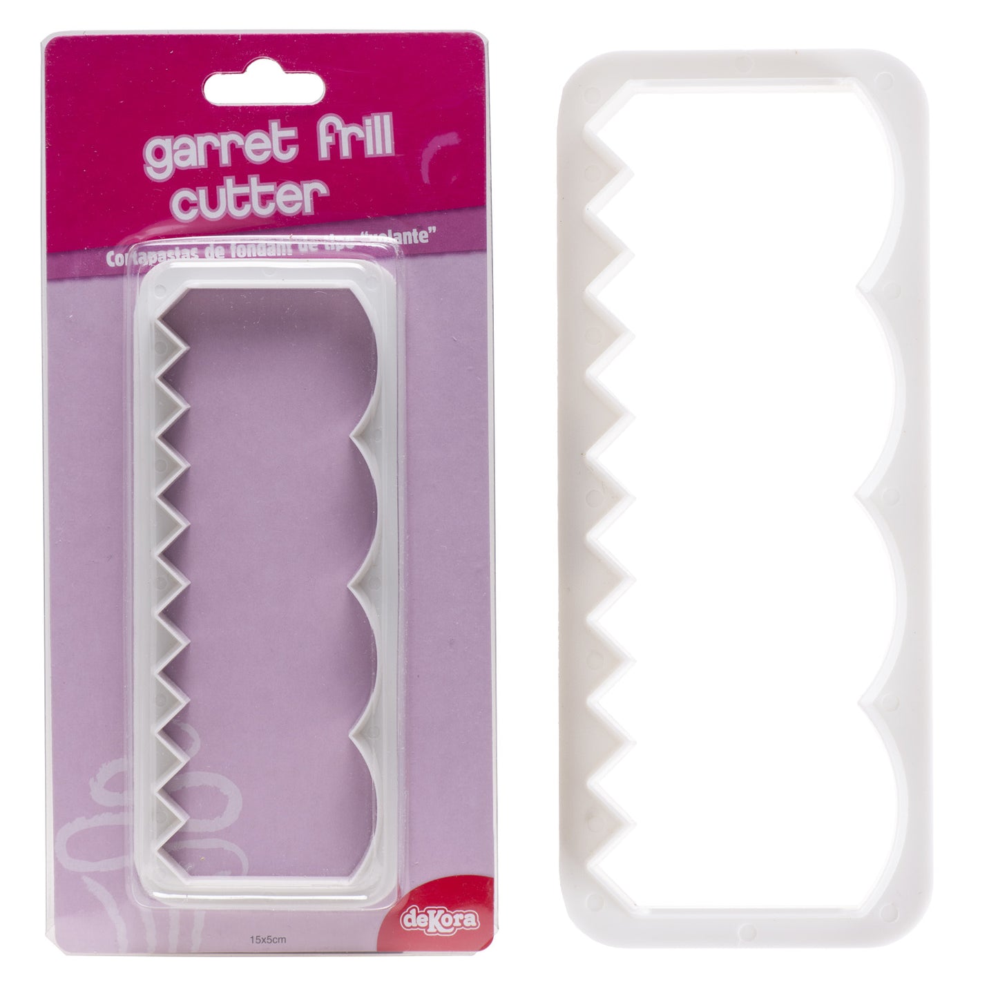 CORTAPASTAS DE FONDANT FORMA VOLANTE