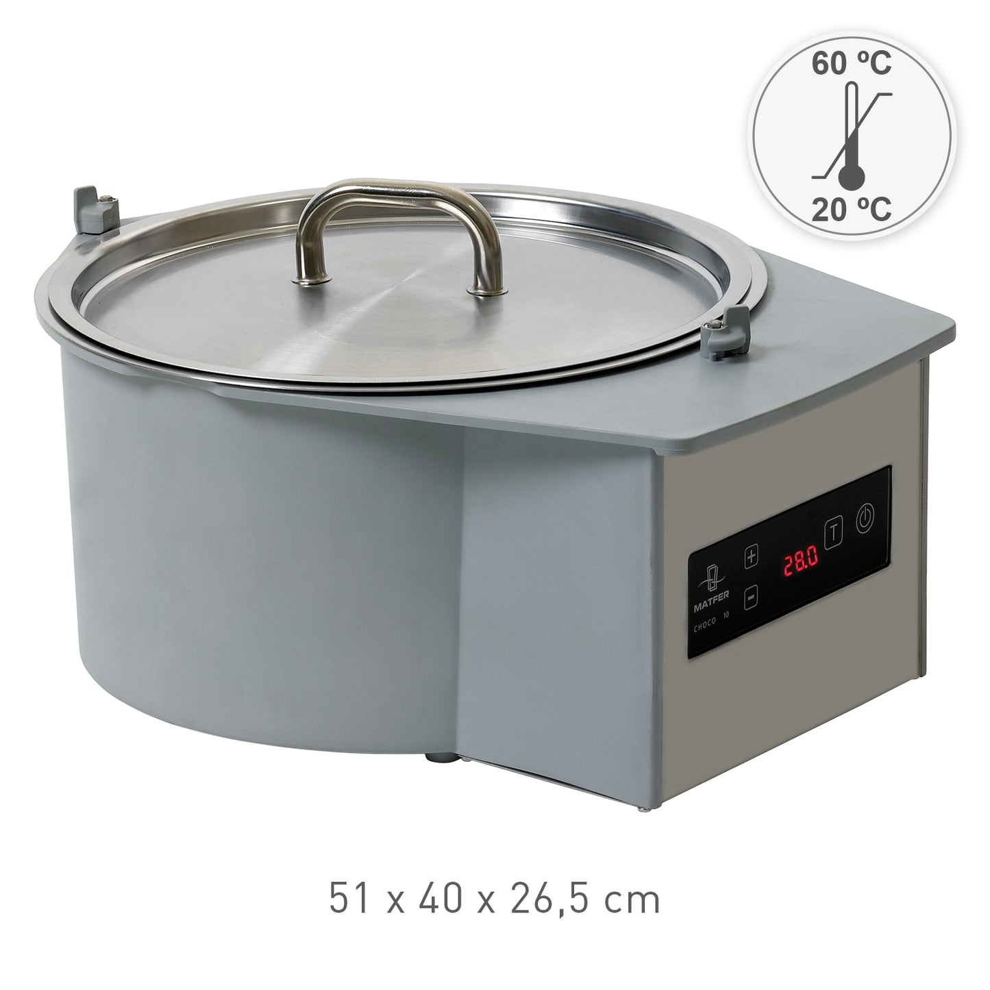 TEMPÉREUSE À CHOCOLAT | 12L